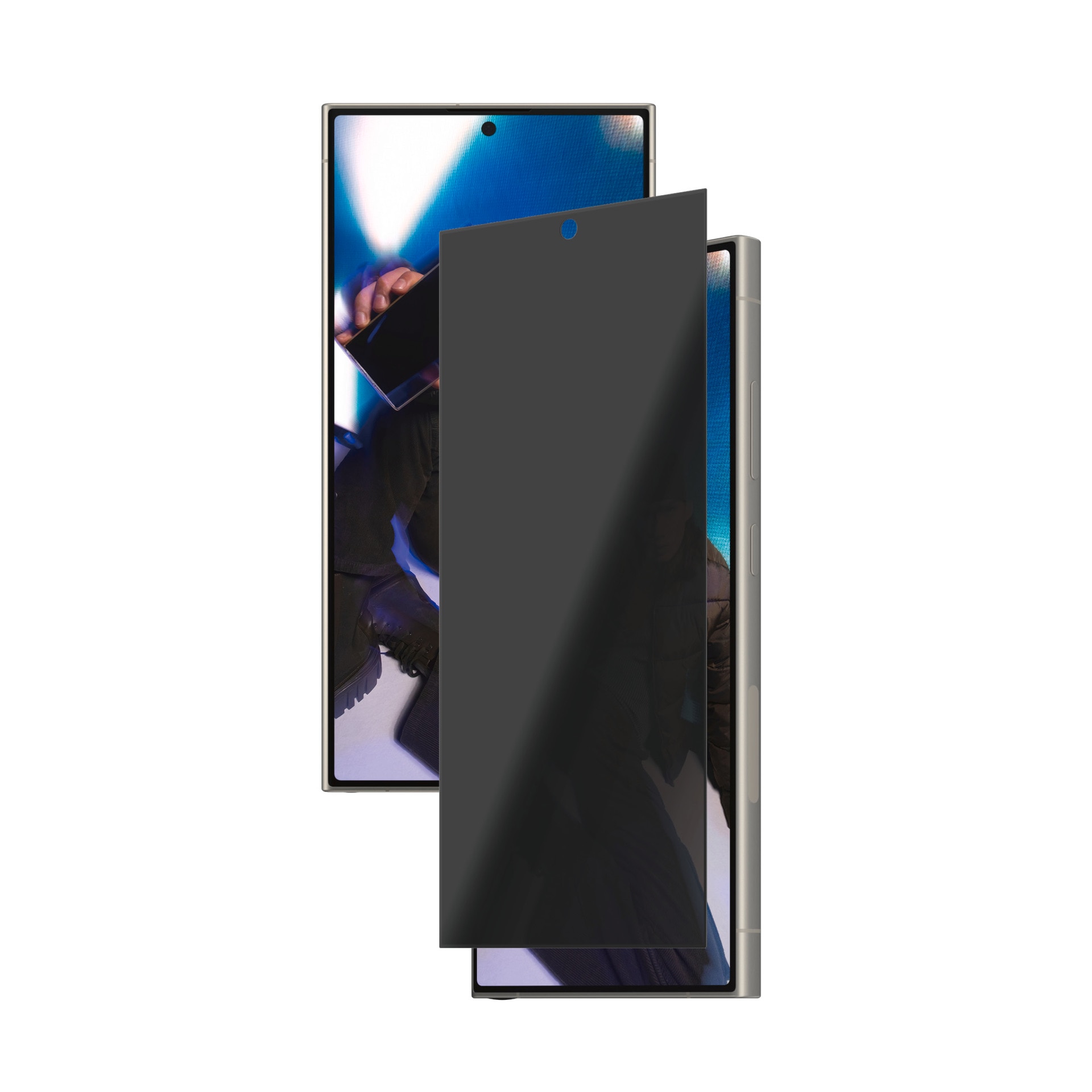 SAFE by PanzerGlass Verre de protection d'écran »Side-View Privacy Screen Protection« für Samsung Galaxy S25 Ultra Blickschutz, Schutzfolie, Bildschirmschutz, kratz- & stossfest