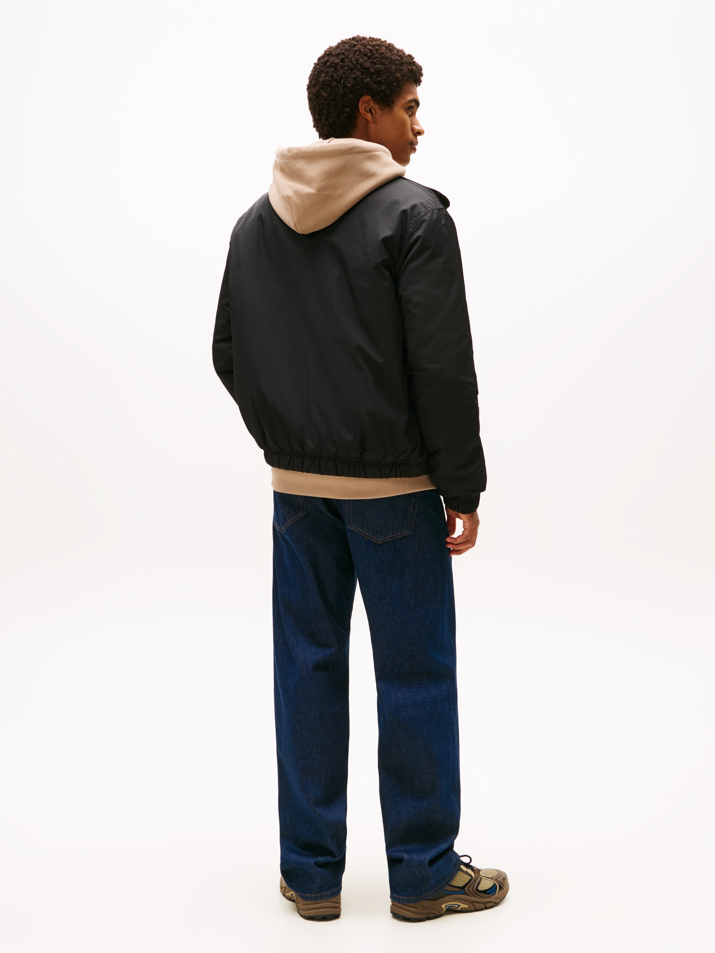 Tommy Jeans Blouson »TJM ESSENTIAL PADDED JACKET EXT« Freizeitjacke, Übergangsjacke glänzend, Stretchbündchen, Stehkragen