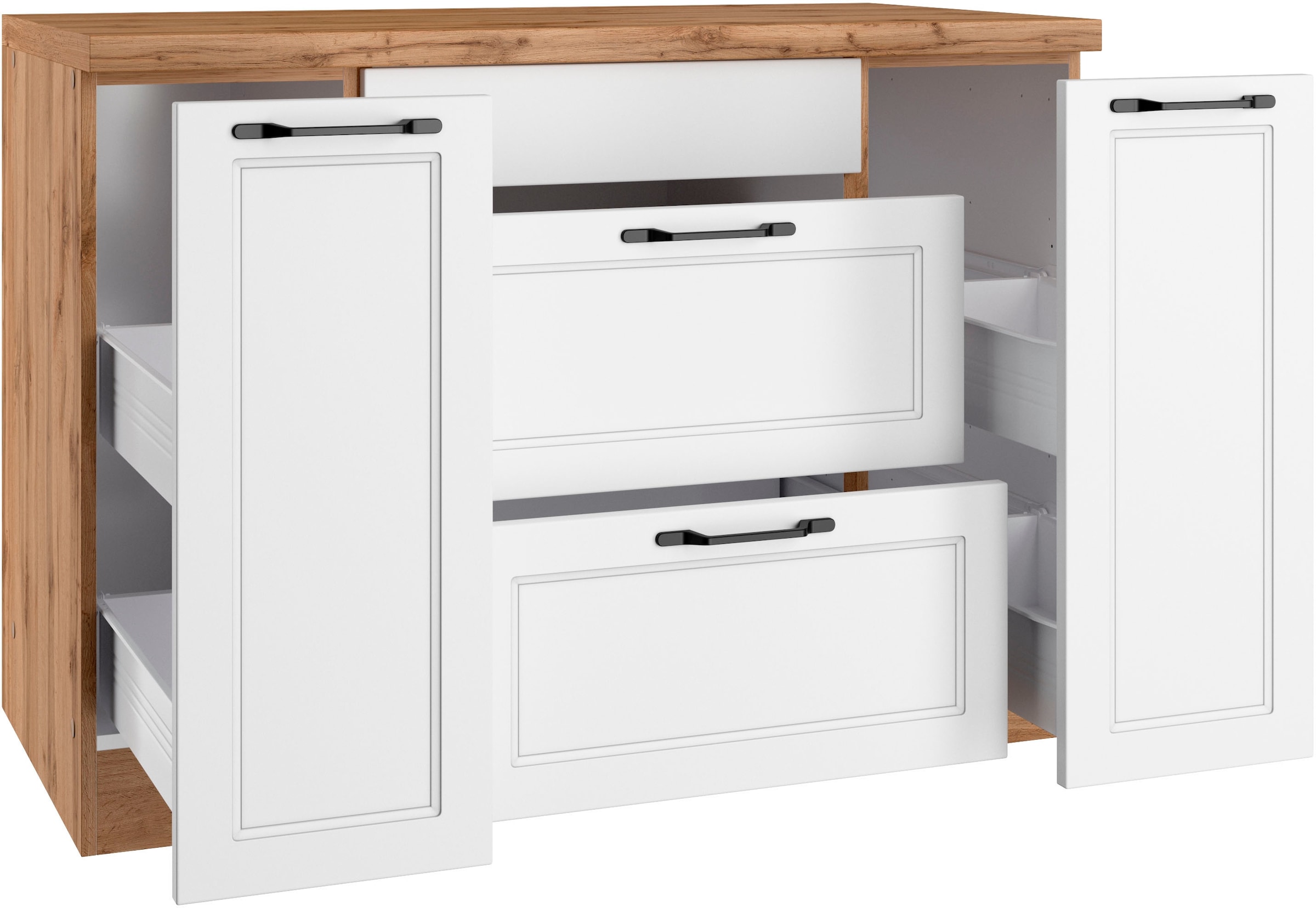 KOCHSTATION Armoire d'encastrement pour table de cuisson »KS-Lana« largeur 120 cm