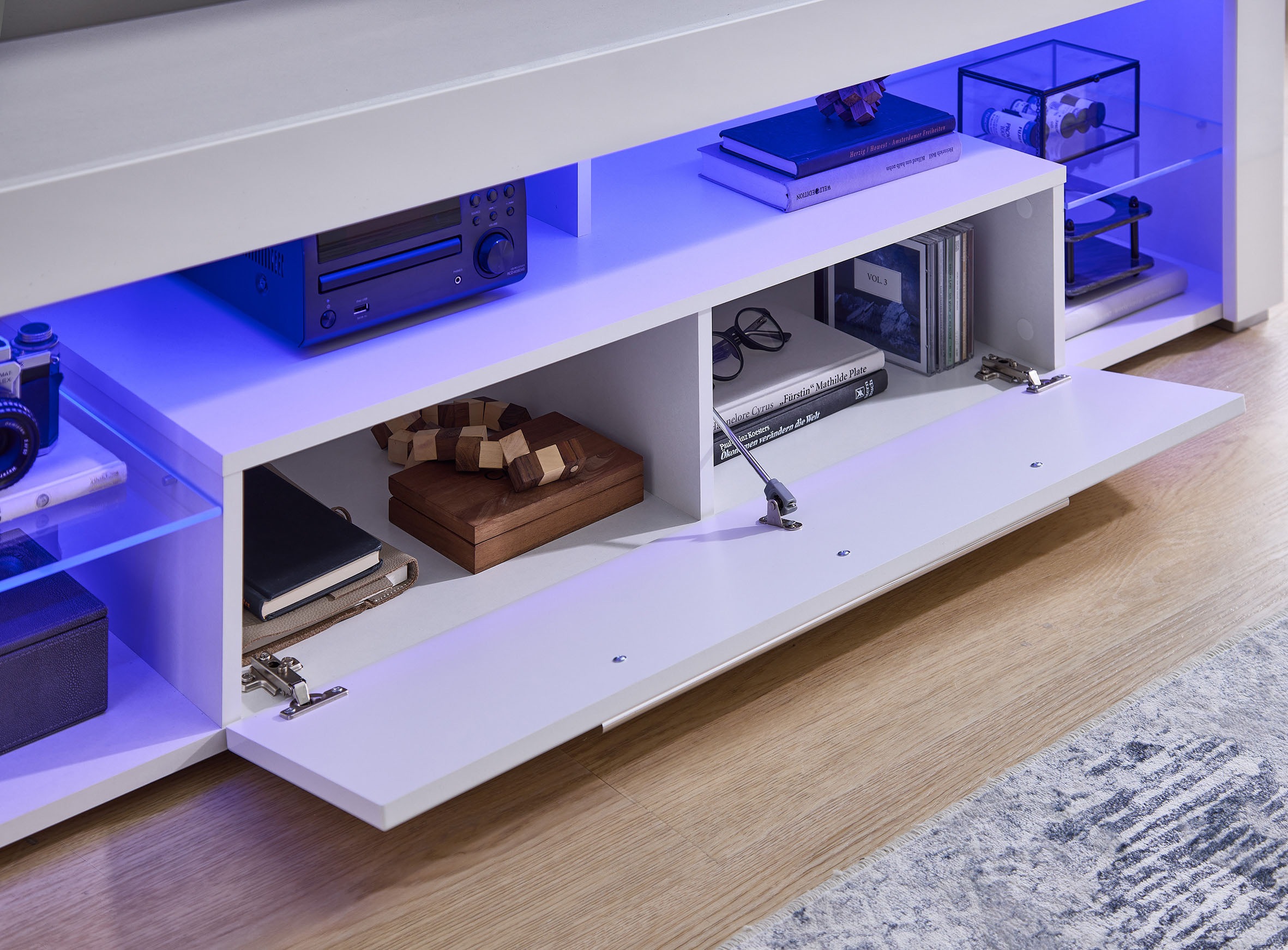 Stolkom Meuble TV »Goal« Oberboden bis 25 kg belastbar, 1 Klappe mit Griff