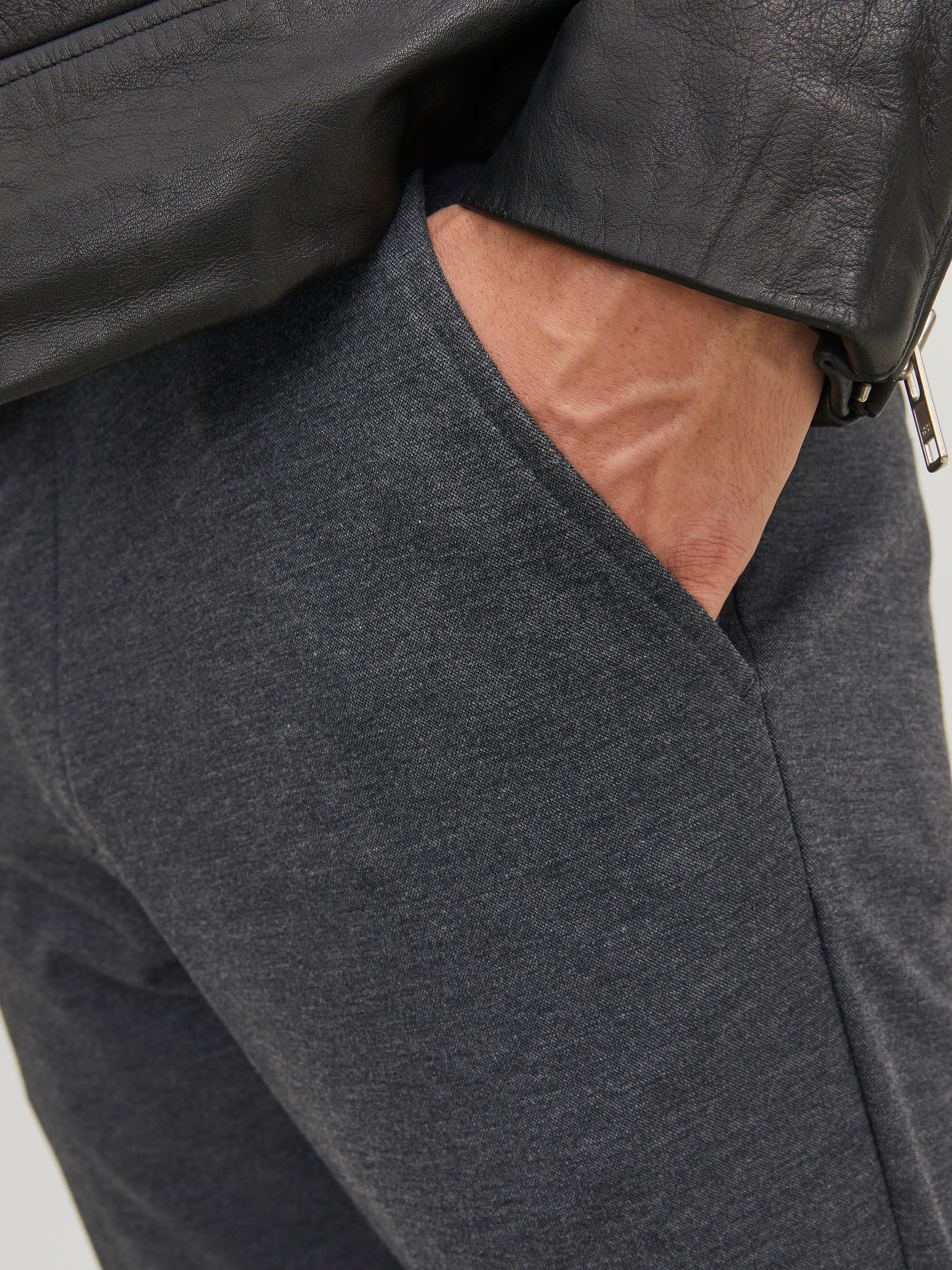 Jack & Jones Chinos »JPSTMARCO – Chinohose mit mittlerer Taille, Slim Fit, bequem«  unifarben, modisch, slim fit, Web