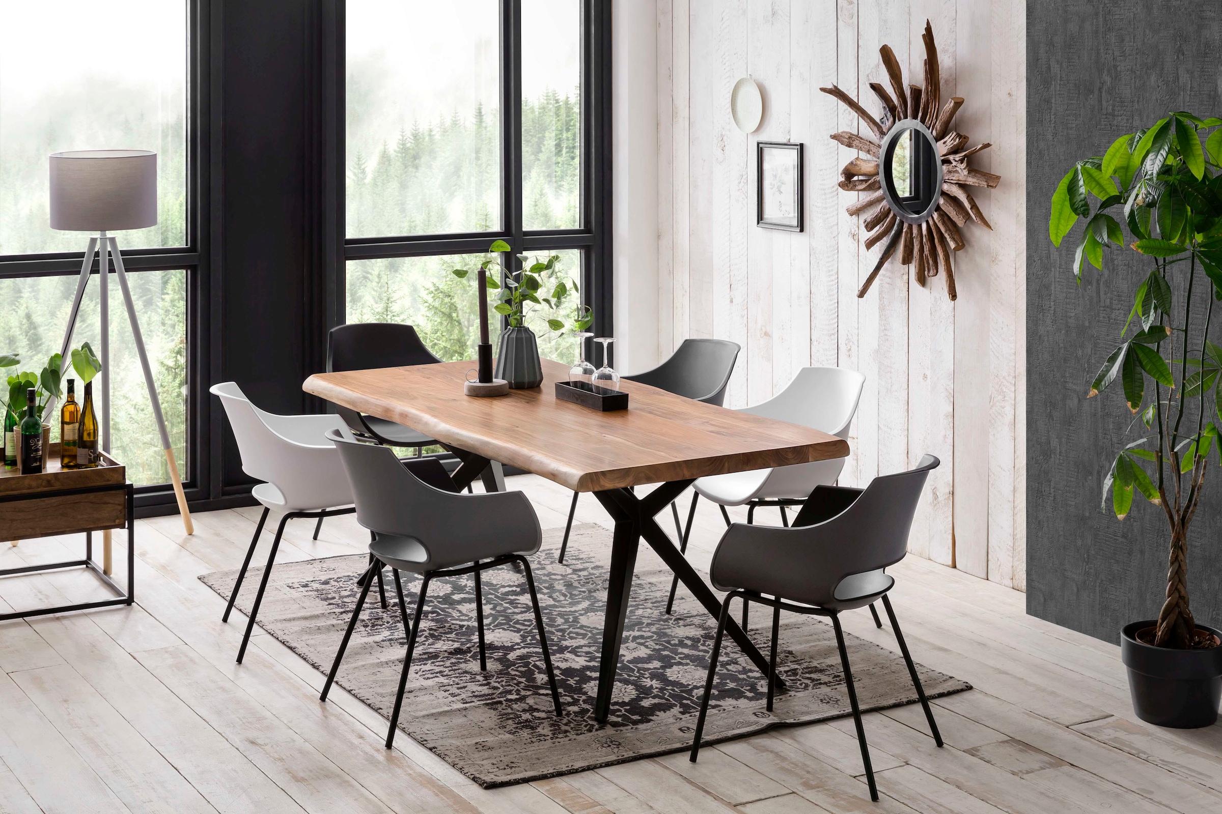 SIT Chaise à coque »Set 2 St – Modernes 2er‑Set zstühle mit ergonomischer Form« (Ensemble) 2 cuis