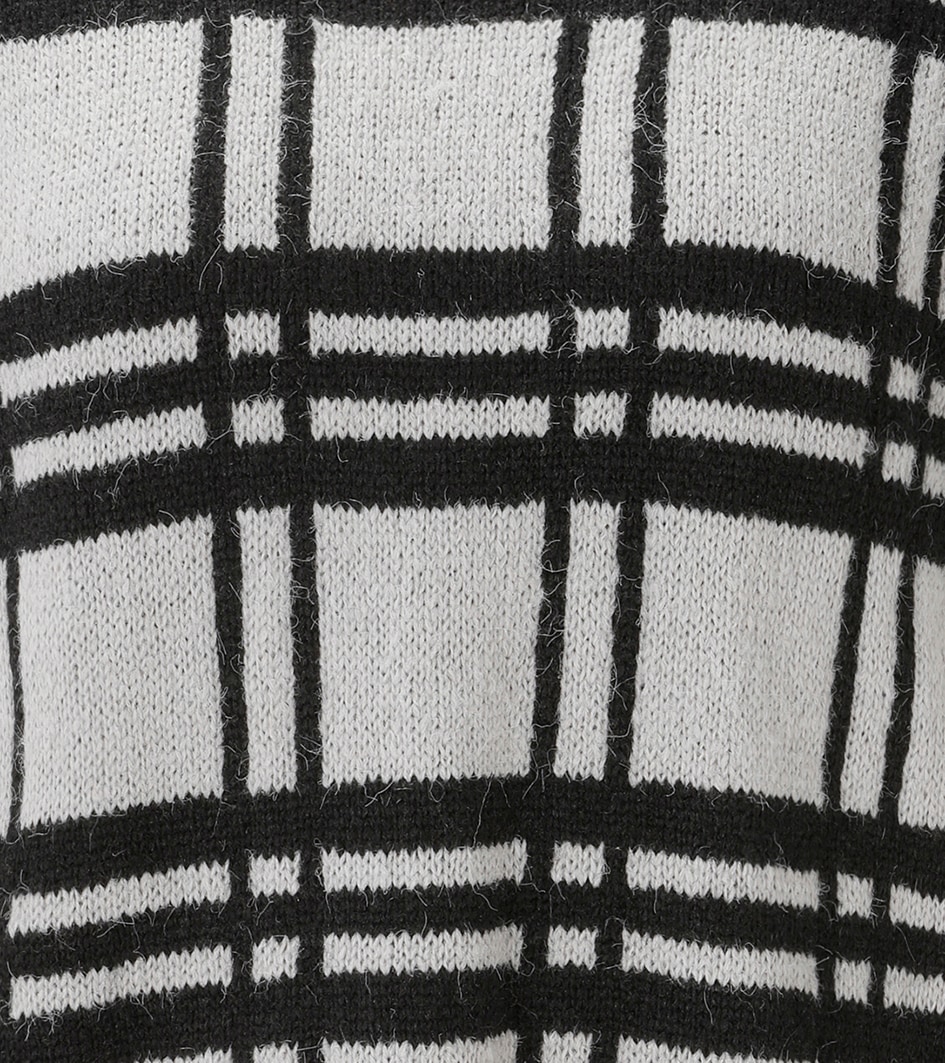 Aniston CASUAL Pull en tricot à carreaux sportifs - NOUVELLE COLLECTION