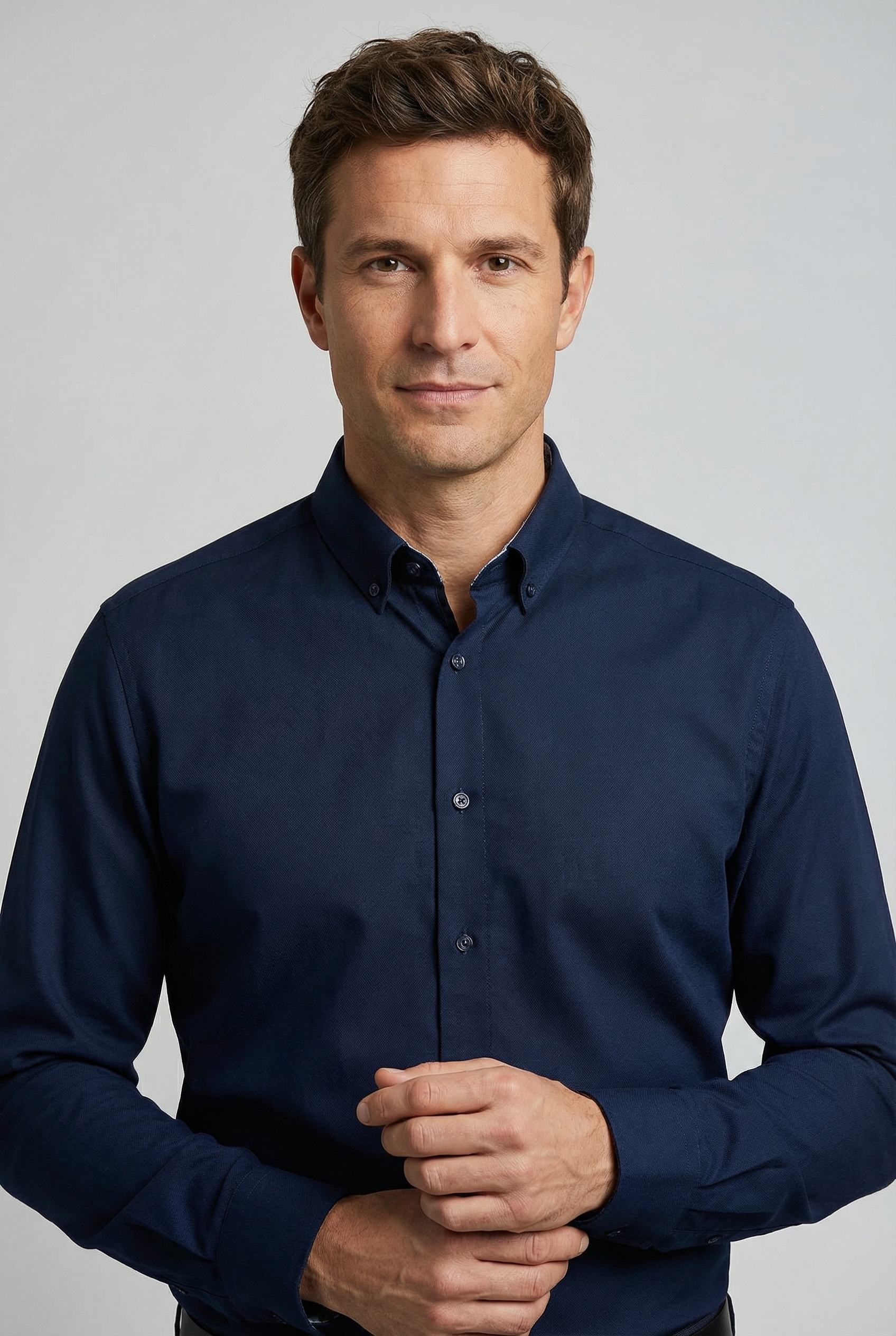 OLYMP Chemise à manches longues »Luxor« modern fit, Button-down-Kragen, Businesshemd