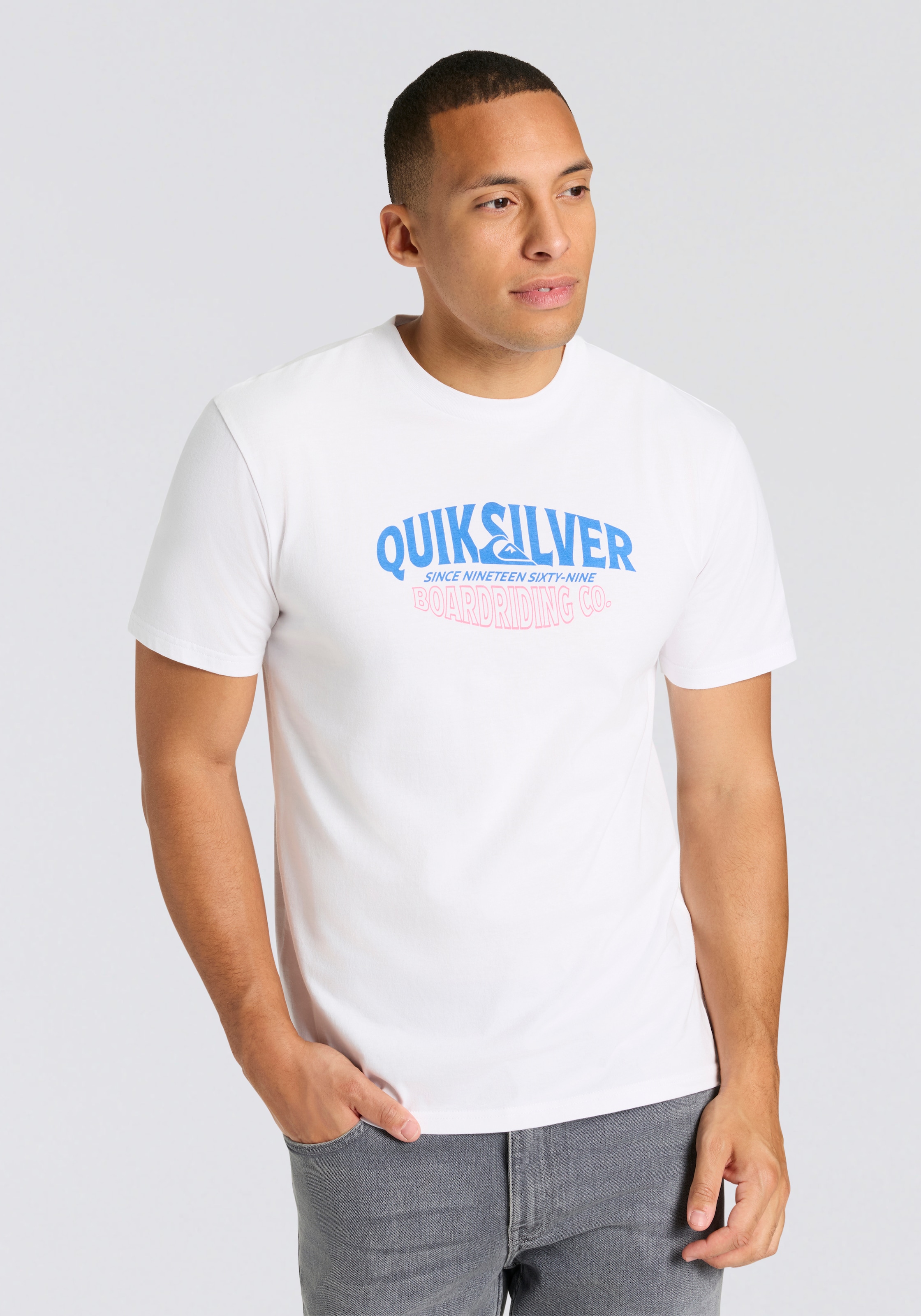 Quiksilver T-Shirt »RUGGED PACK« 2 tlg. Kurzarm, 2er-Pack, aus Baumwolle, auch in grossen Grössen