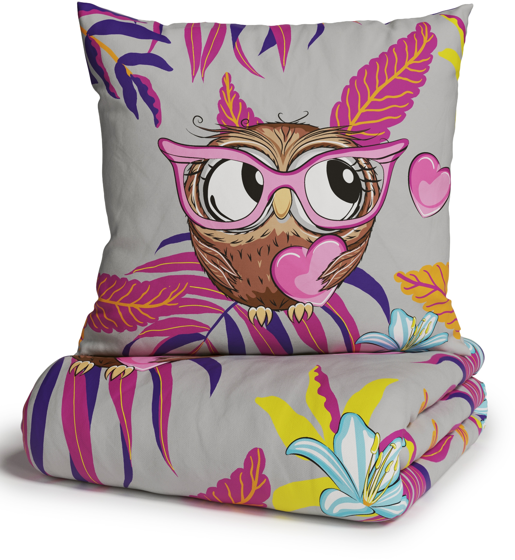 GOODproduct Bettwäsche »Physalis« 2 Stk. in Gr. 135x200 oder 155x220 cm, 100% Baumwolle, mehrere Designs