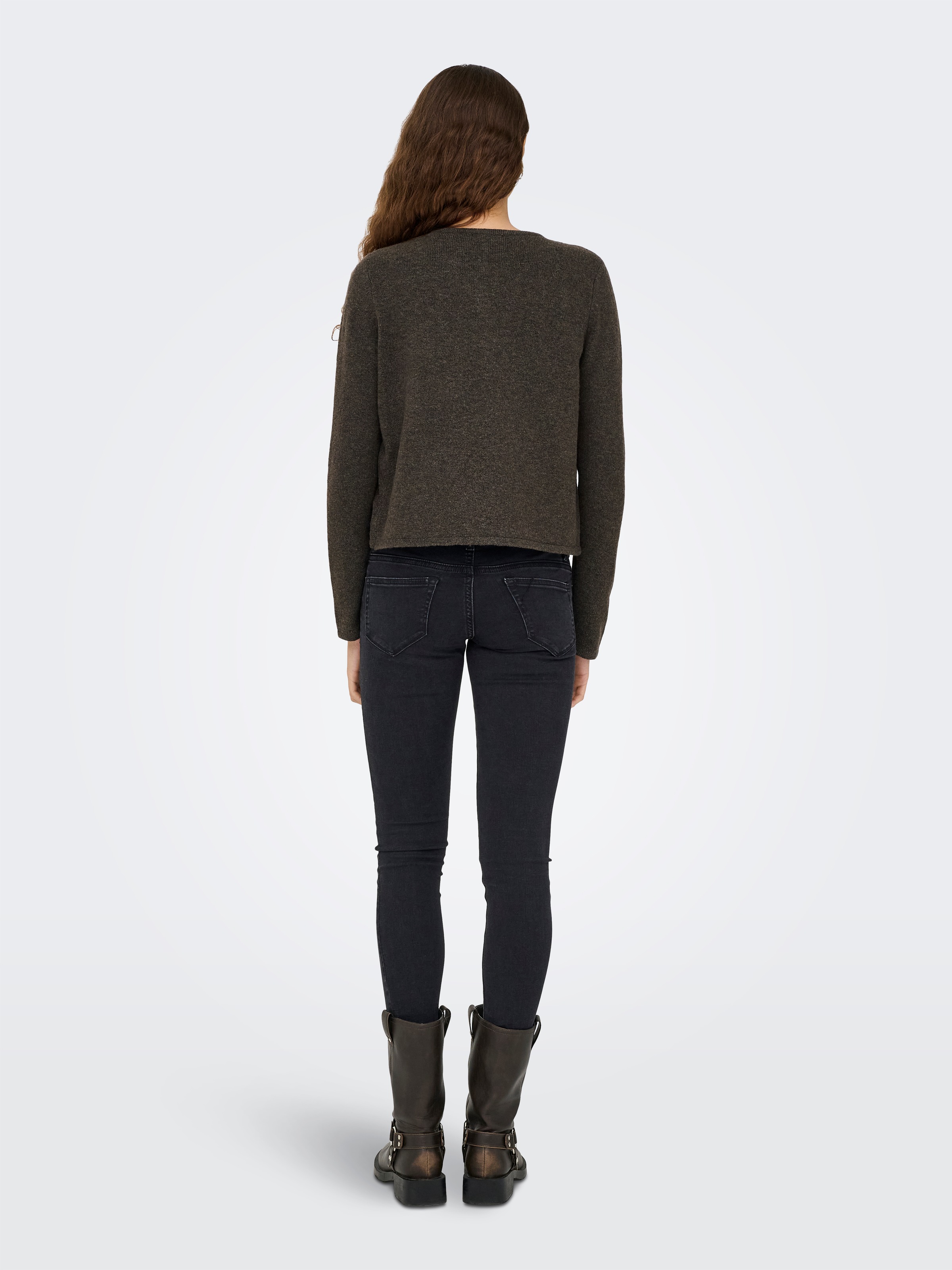 JDY Veste en tricot »JDYRUE LIFE L/S ONEBUTTON CARDI KNT NOOS« mélange de matériaux