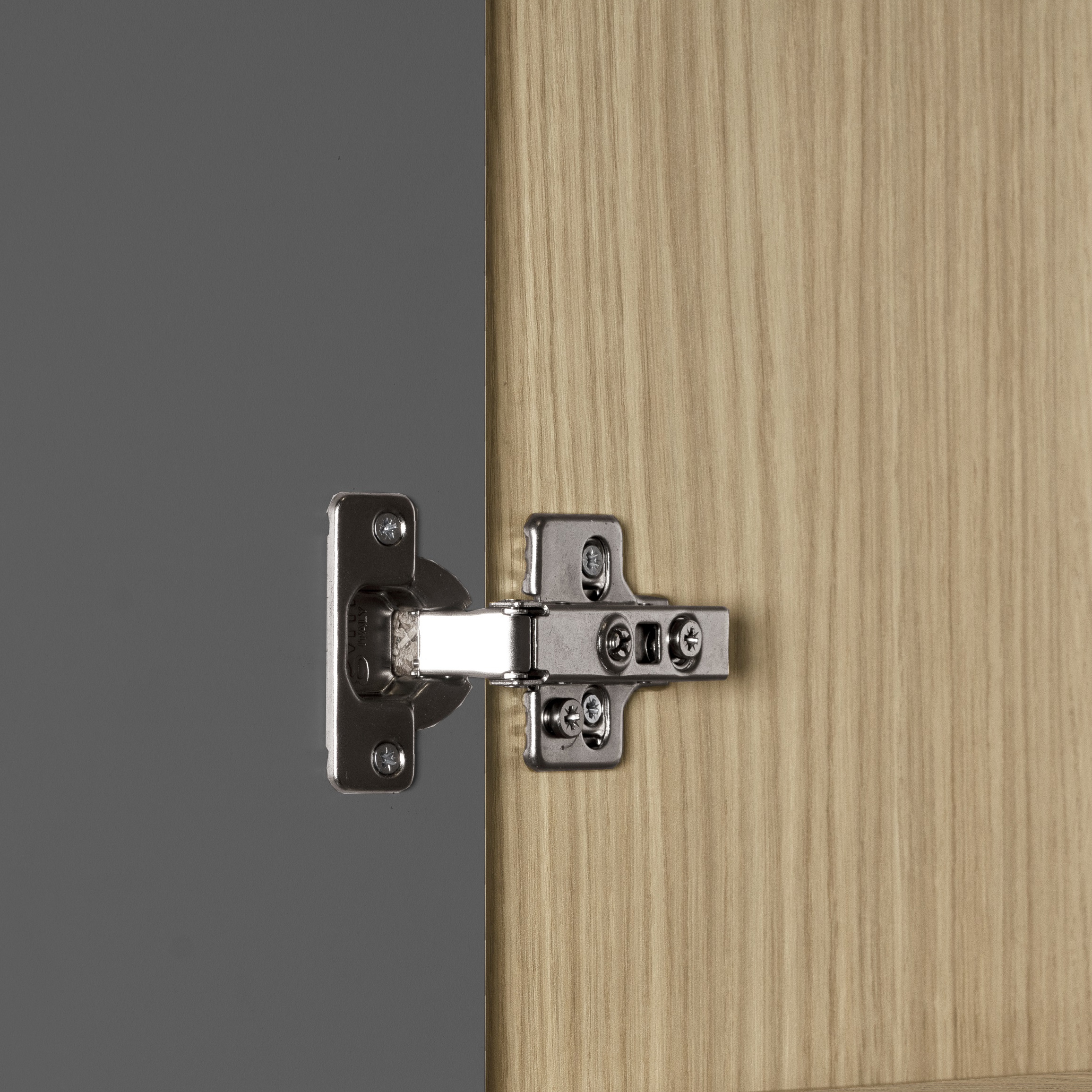 KOCHSTATION Kitchenette »Luna, Küchenzeile mit Spüle + Siphon, ohne E-Geräte« Breite 182 cm,Türen mit Soft-Close Funktion, Metalgriffe,Made in Italy