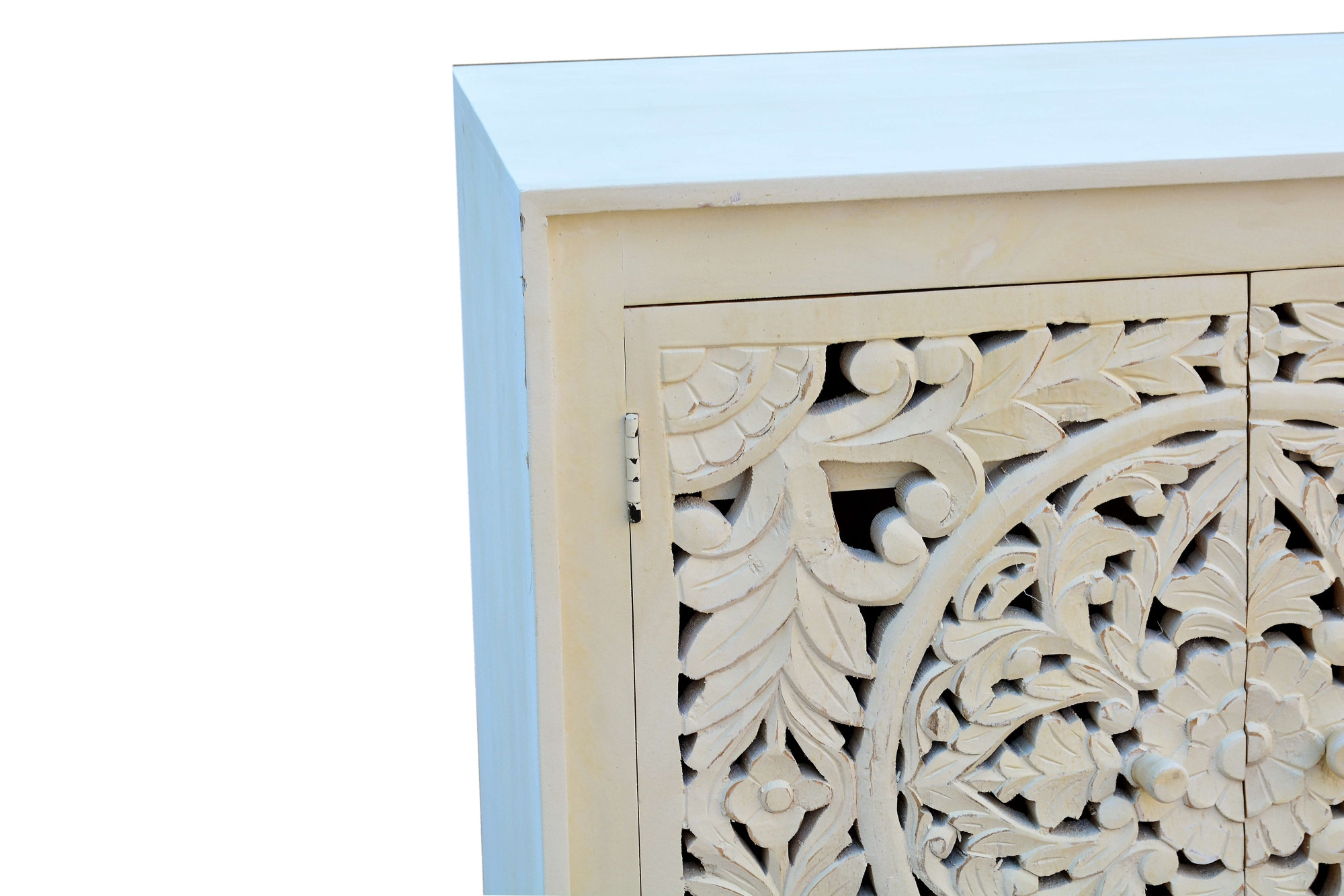 GOODproduct Sideboard »Kenmare« Kommode aus Mangoholz, dekorative Schnitzereien, Breite  170 cm