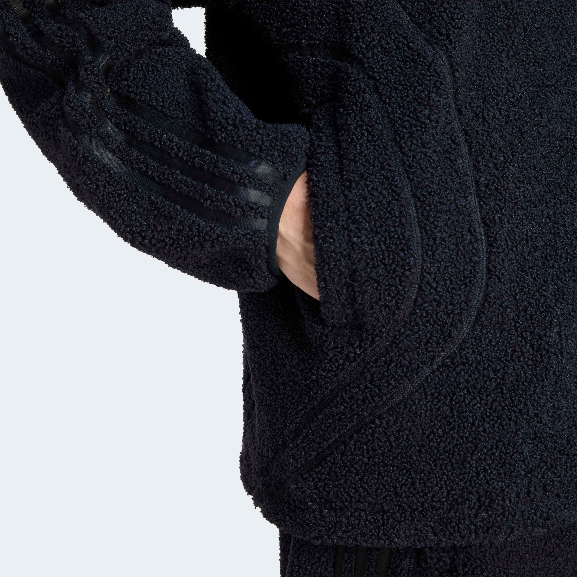 adidas Originals Trainingsjacke »TG BORG TT« Fleecejacke für Erwachsene, lockere Passform, mit Stehkragen