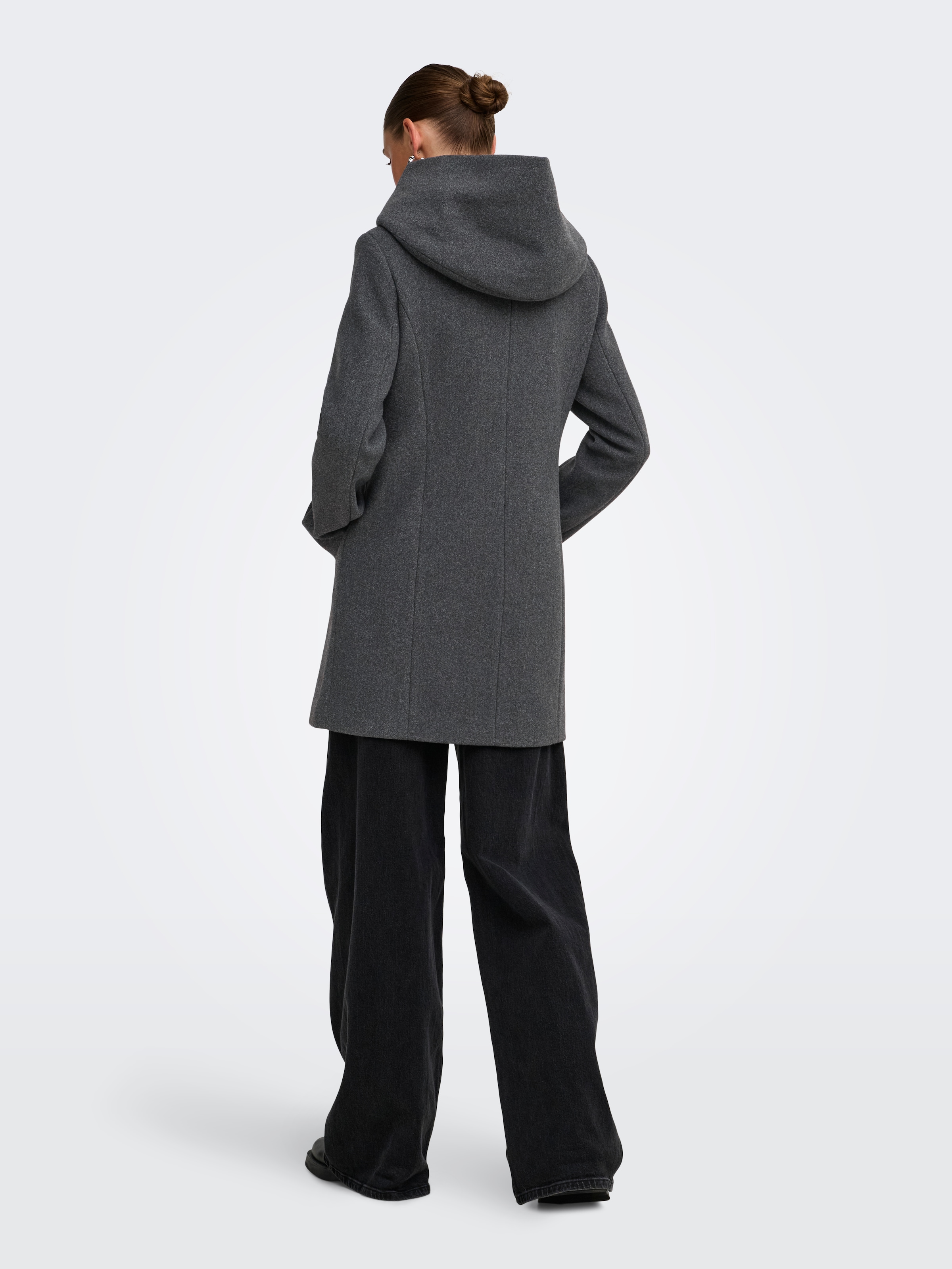 ONLY Veste longue »ONLBLAKE HOOD COAT CC OTW« avec capuche Fibre synthétique, poches fendues