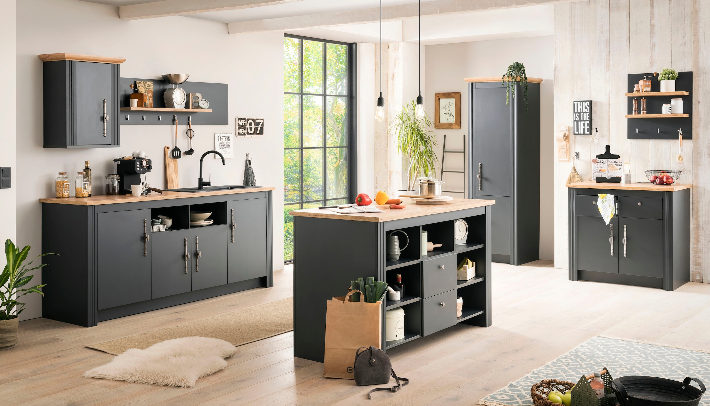 GOODproduct Cuisine »KS-Westminster« Breite 366 cm, ohne E-Geräte