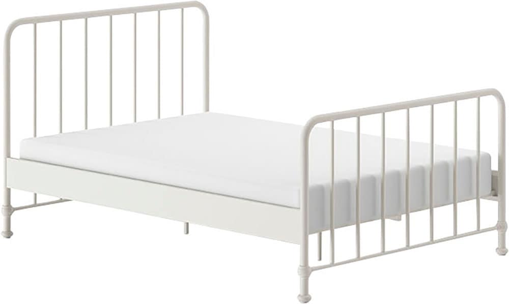 Vipack Metallbett »Bronxx, standfest gebaut, gradlinige Optik in zeitlosem Design« in 2 Grössen und verschiedenen Farben erhältlich,  inkl. Lattenrost, Mittelsteg und Fussstütze unter der Liegefläche