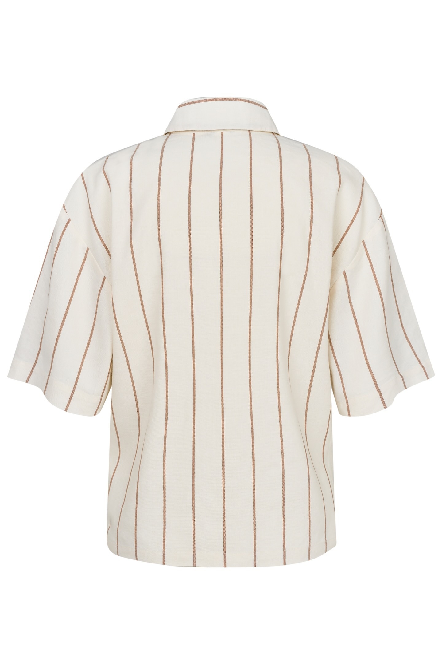 bugatti Blouse à manches courtes aus Leinen-Mix