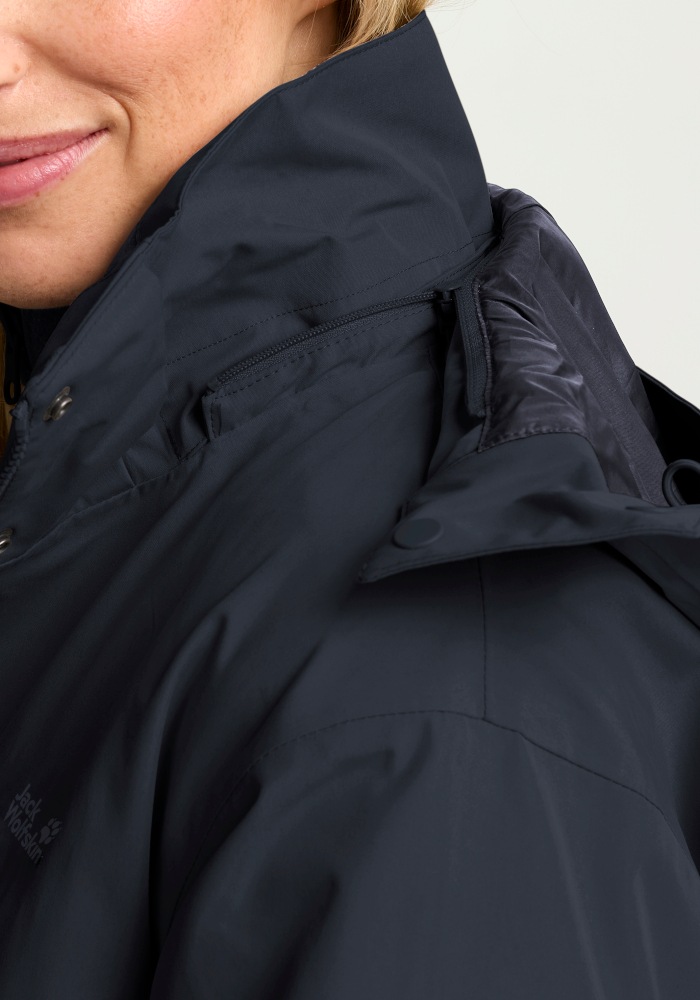 Jack Wolfskin 3-in-1-Funktionsmantel »BAYLIGHT 3IN1 COAT W« 3-in-1 Mantel, warm, wasserdicht und winddicht