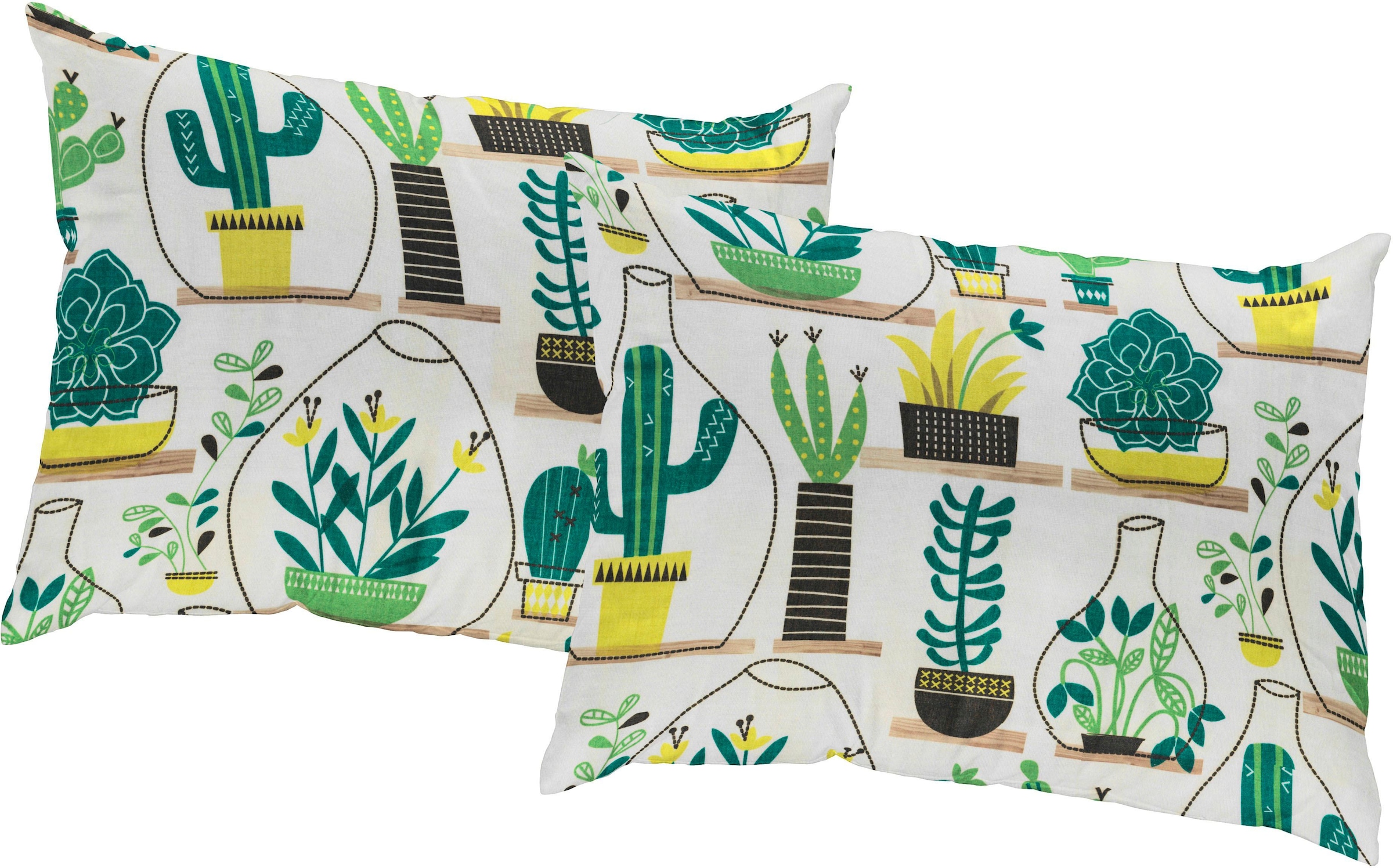 Wirth Dekokissen »Oakham« Kissenhülle ohne Füllung, 2 Stück