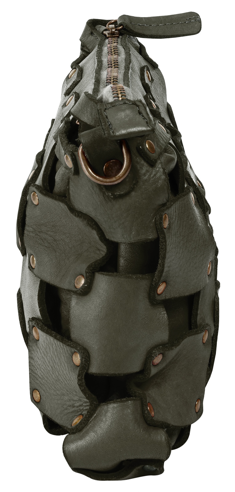 Samantha Look Umhängetasche echt Leder, Made in Italy