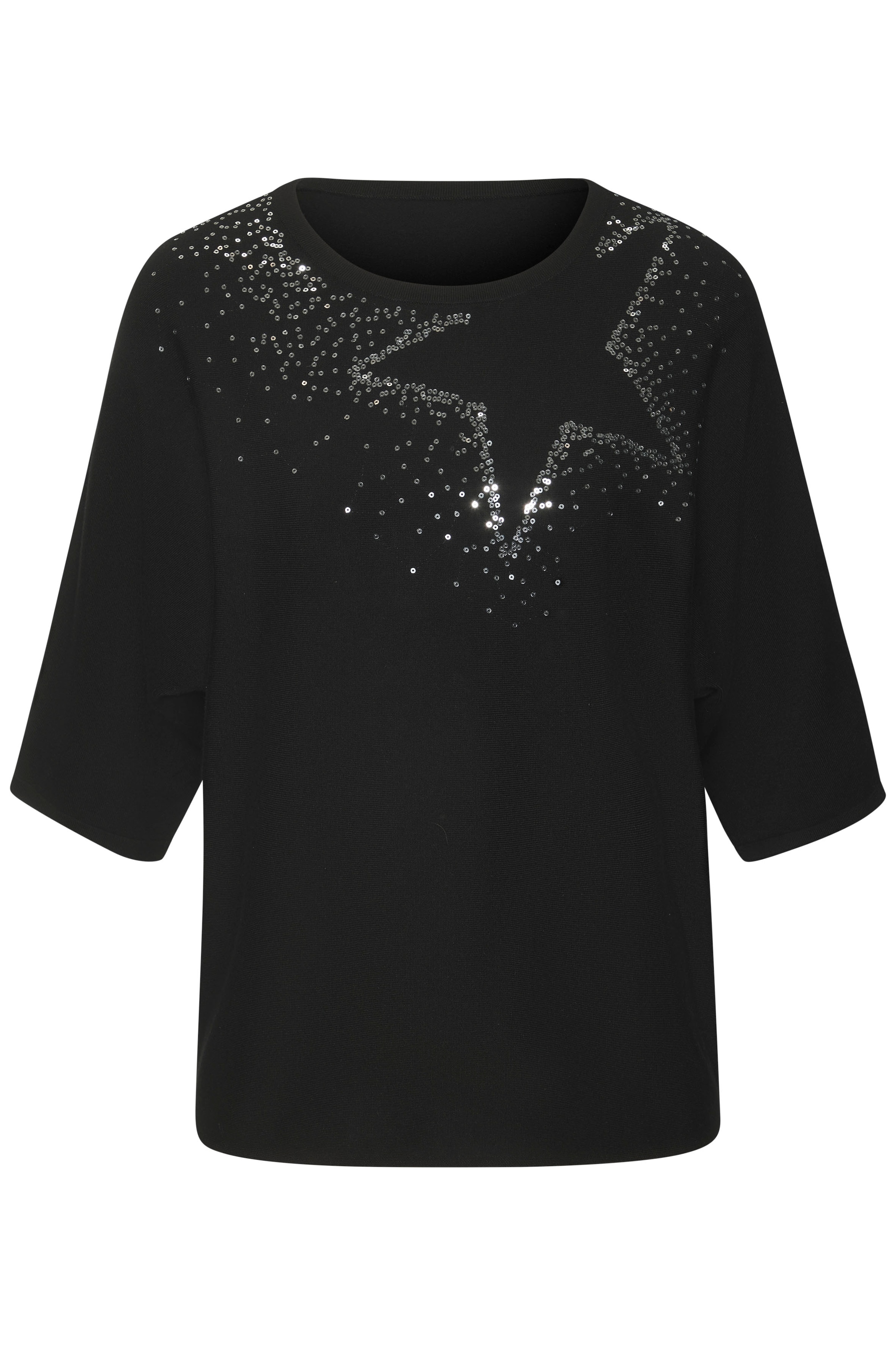 LASCANA »mit Sternendesign aus funkelnden Pailletten« aus weichem Viskose-Strick