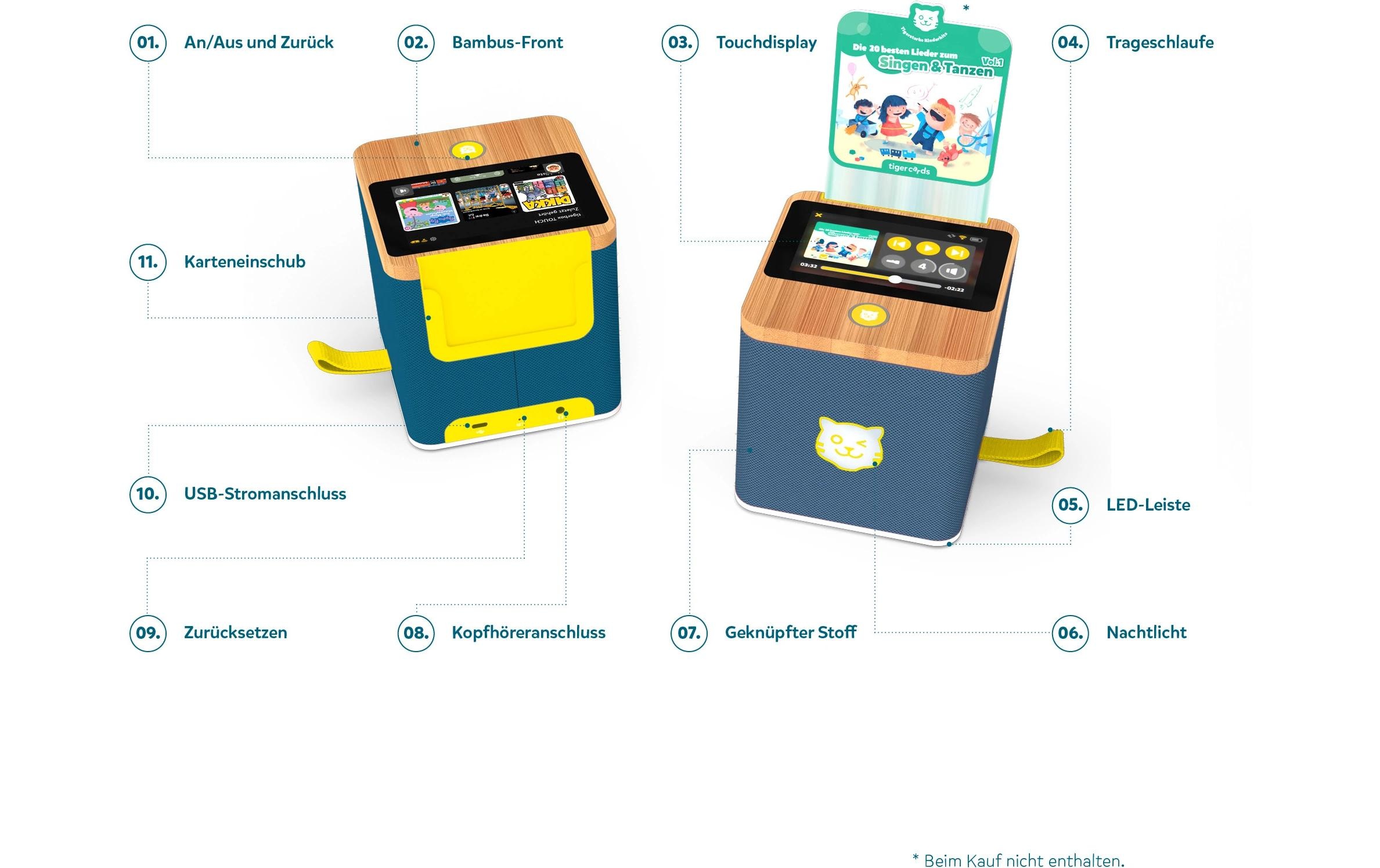 TigerMedia Personnage de feuilleton audio »Tigerbox Touch Plus Swiss Edition« coffret audio avec écran tactile