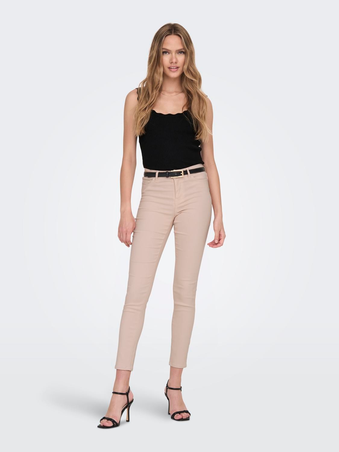 JDY Top en tricot »JDYNANNA S/L SCALLOP EDGE TOP KNT NOOS«