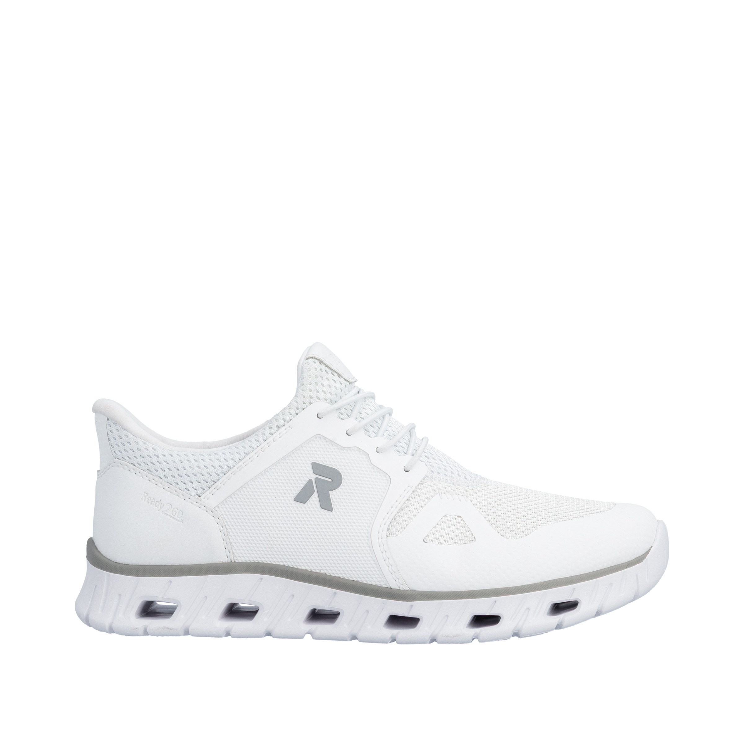 Rieker Baskets slip-on »Ready2GO«  chaussure à enfiler, sneaker décontracté avec élastique et bordure douce en peau d’agneau
