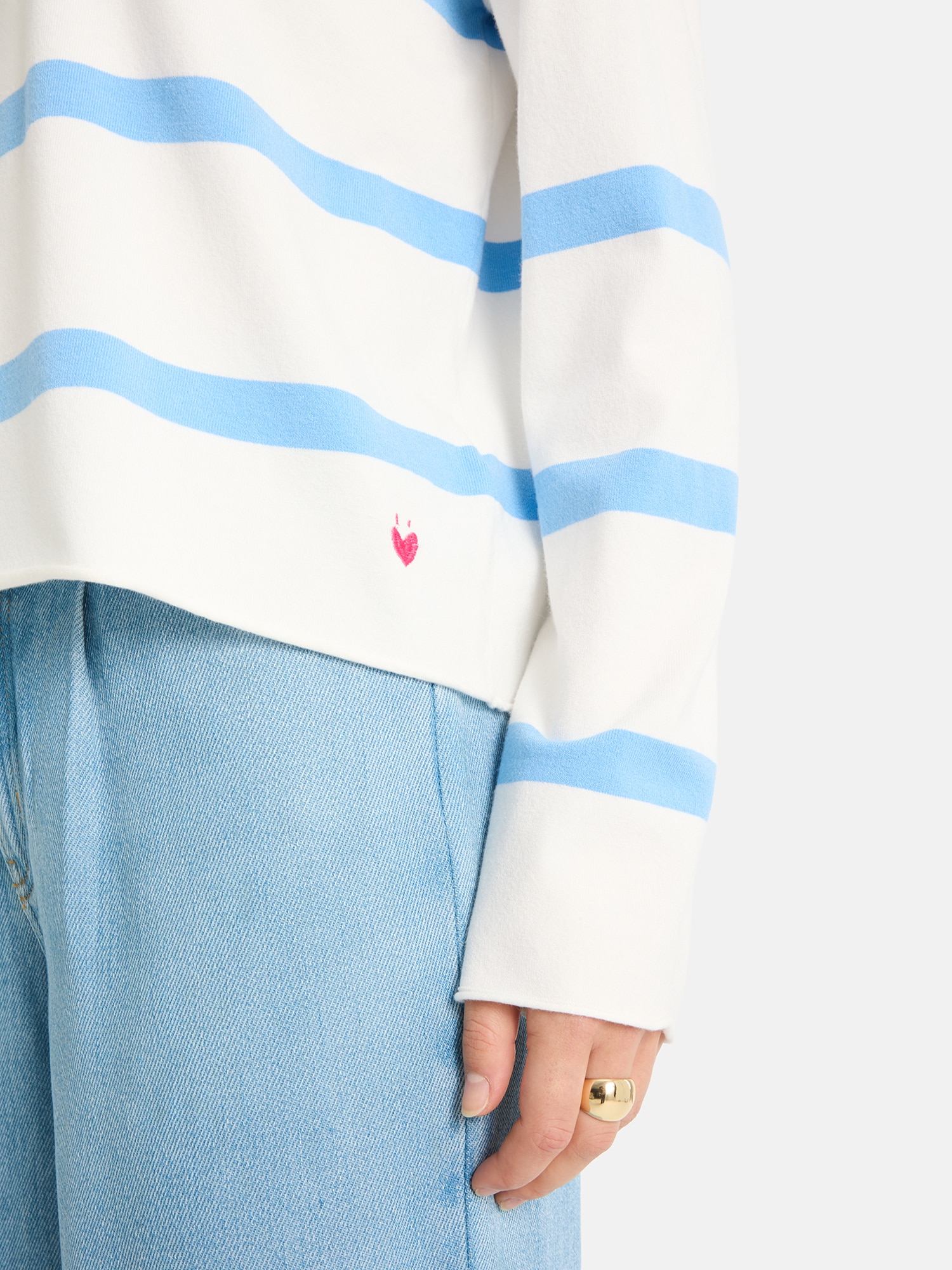 Lieblingsstück Rundhalspullover »MarciEP« mit überschnittenen Schultern