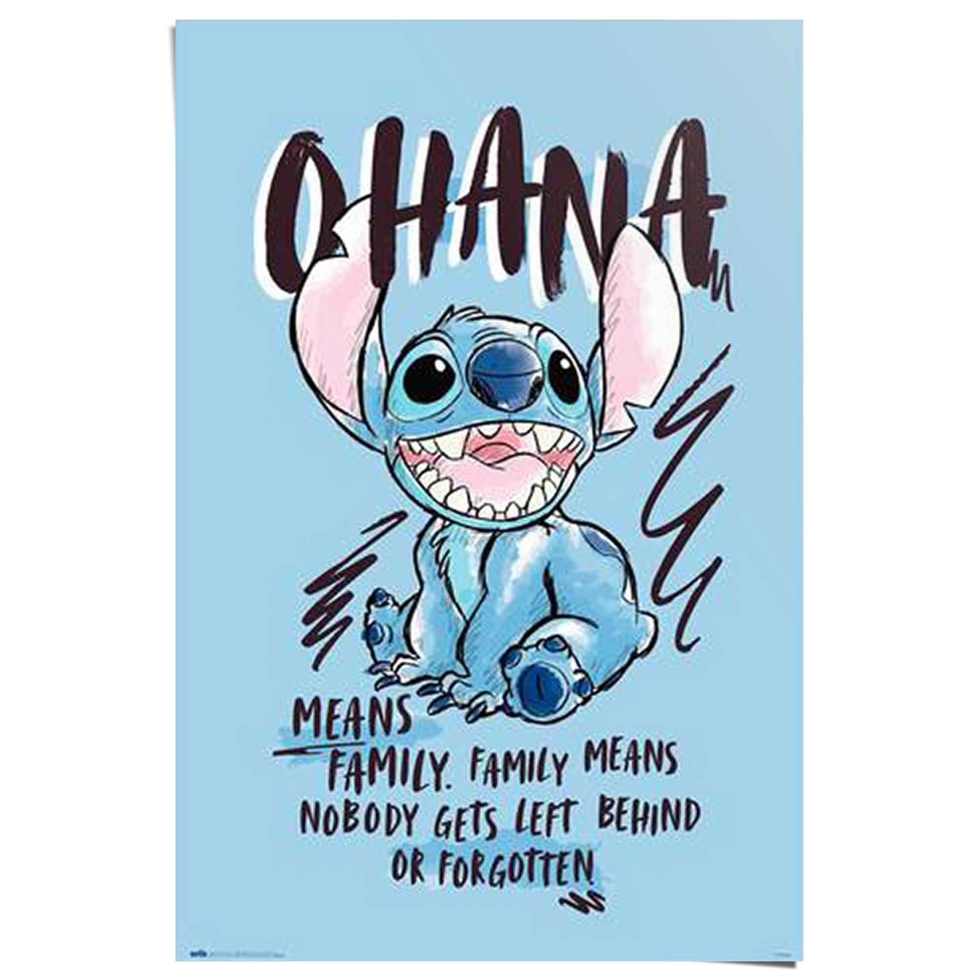 Reinders! Poster »Disney Stitch Ohana«
