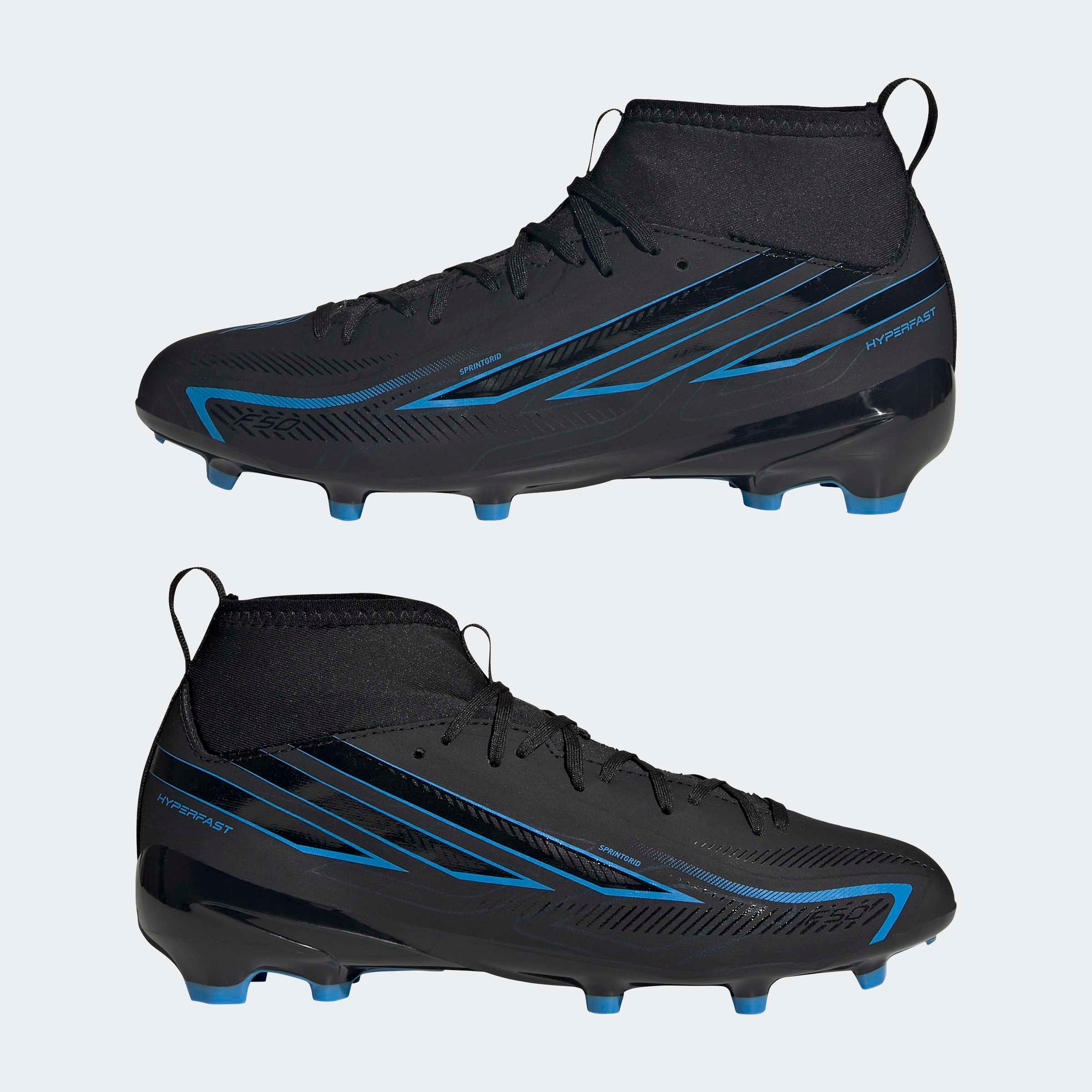 adidas Performance Chaussure de football »F50 HYPERFAST ELITE KIDS , MITTELHOCH, FESTE BÖDEN«  pour gazon et surfaces dures, jeunes & enfants, porté lors de la Coupe du Monde