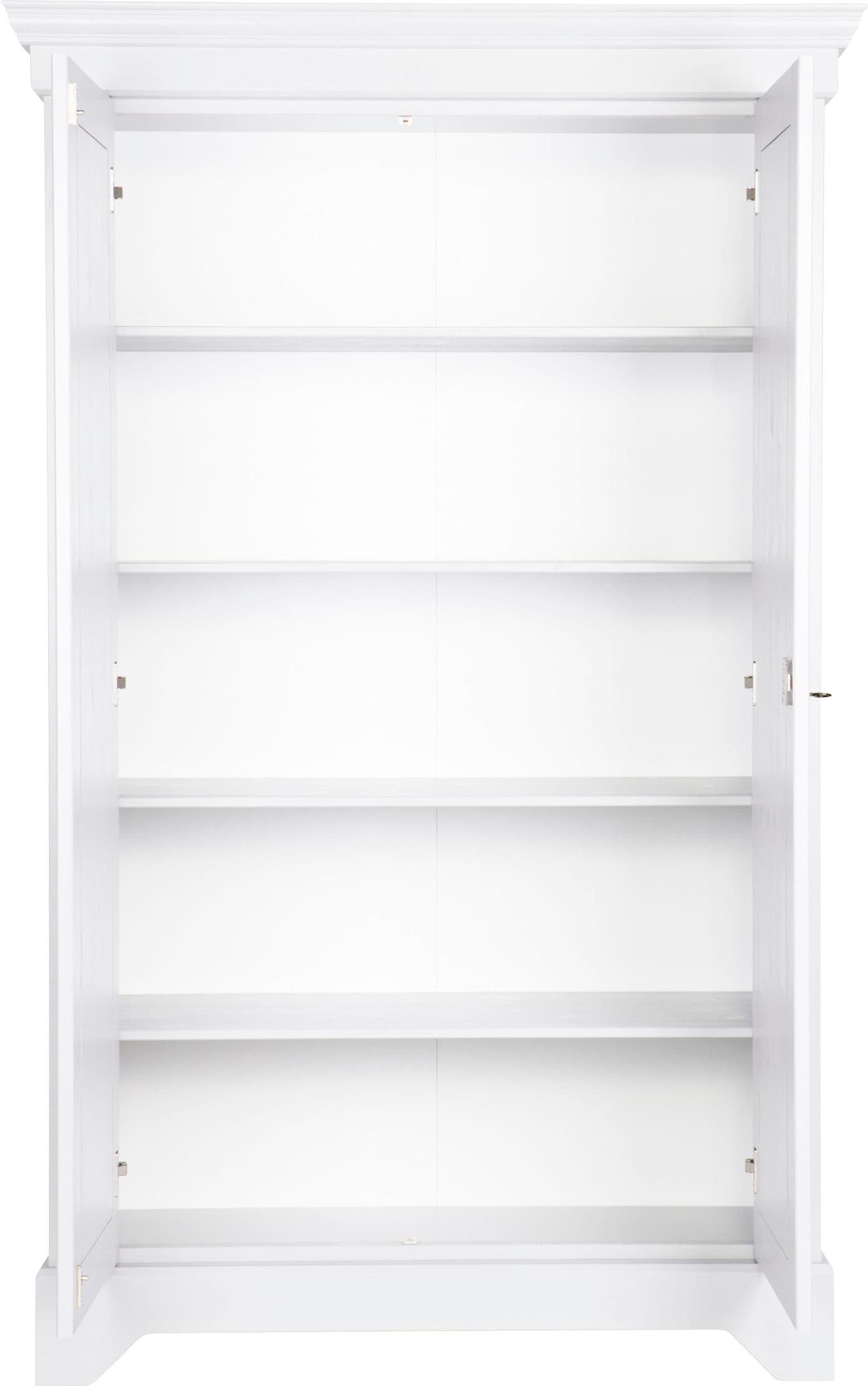 WOOOD Garderobenschrank »Isabel« Mit Schlüssel, sichbare maserung, Tragkraft 15 kg pro Einlegeboden