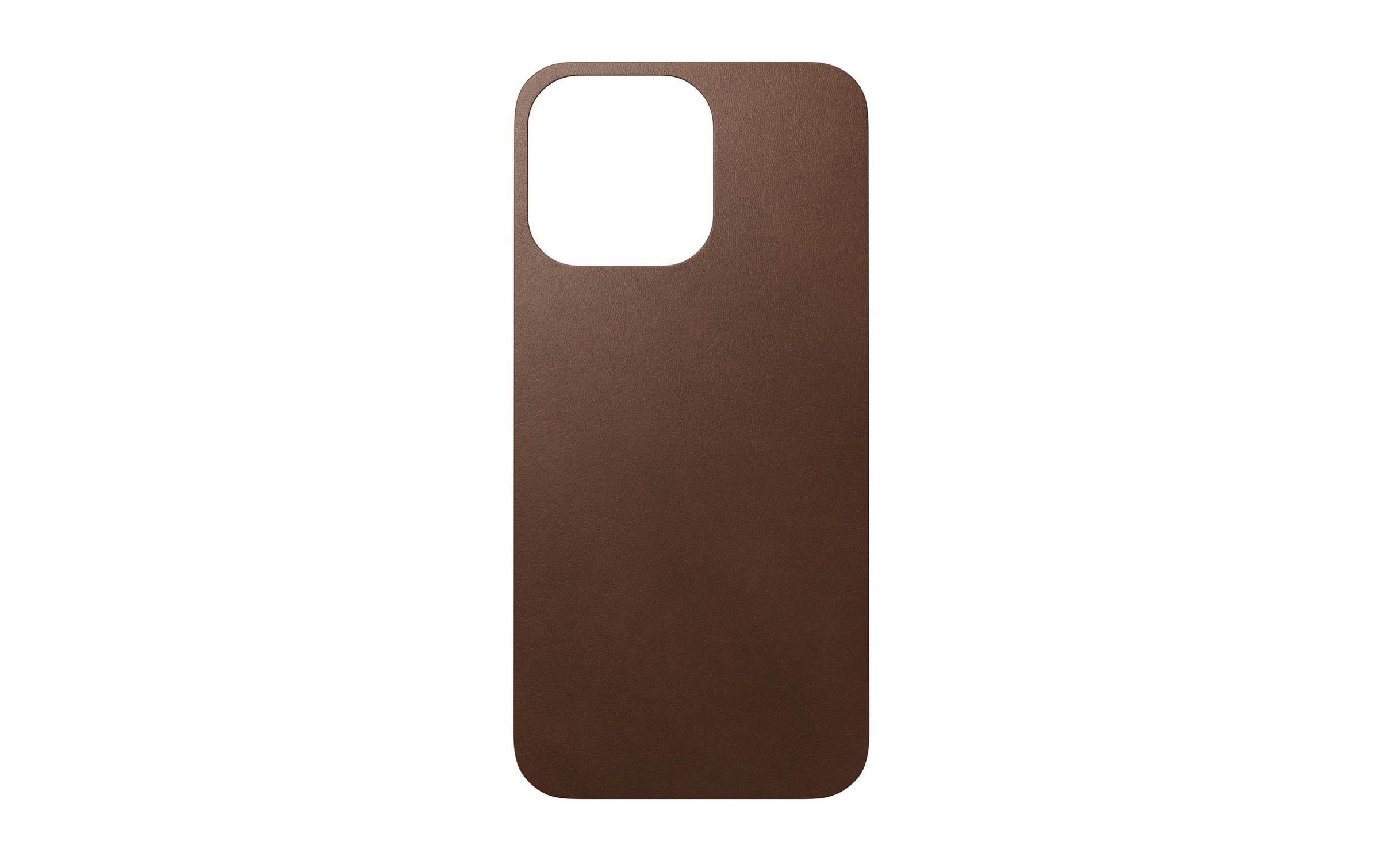 Nomad Smartphone-Hülle »Leather Skin iPhone 13 Pro Br« iPhone 13 Pro