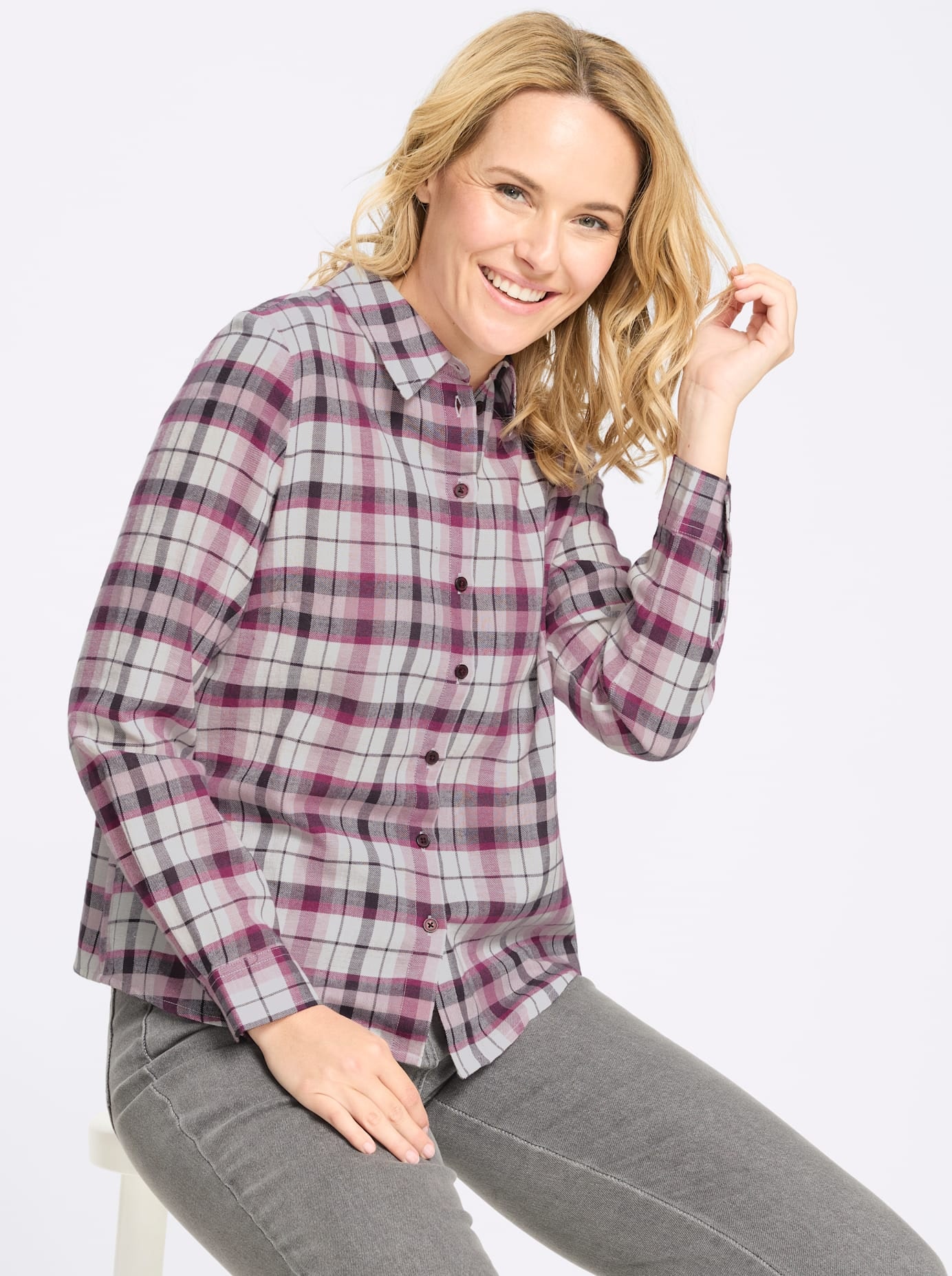Classic Basics Blouse en flanelle