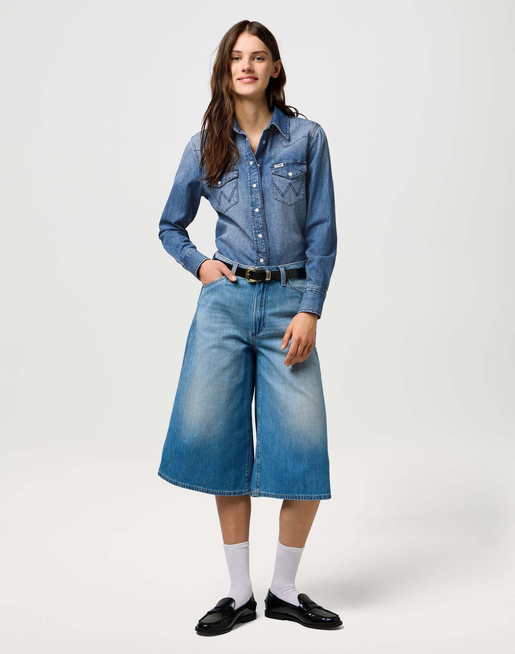 Wrangler Blouse en jean »WRANGLER Jeanshemd Heritage Shirt«