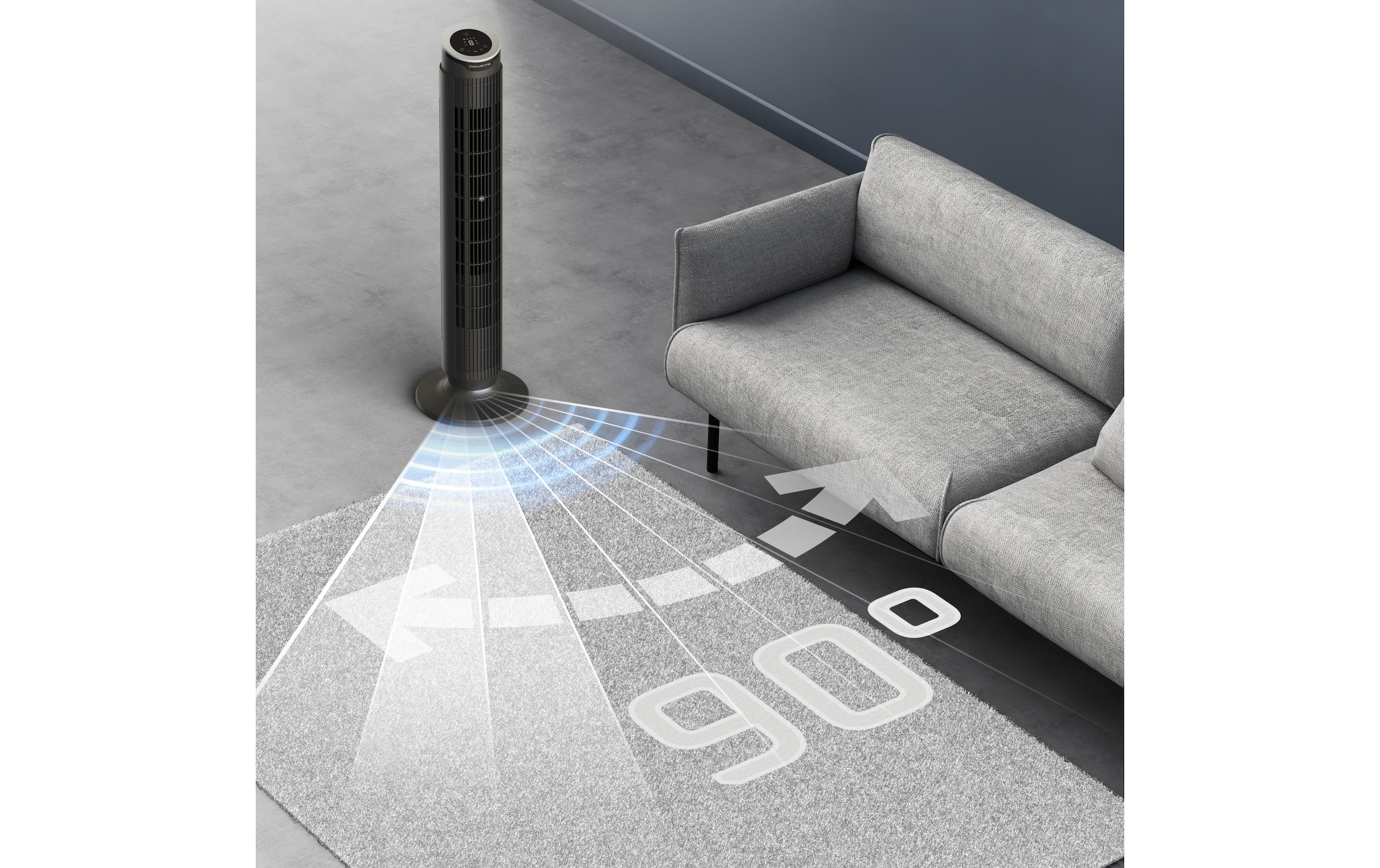 Rowenta Ventilateur de tour »Eole Silence Force«