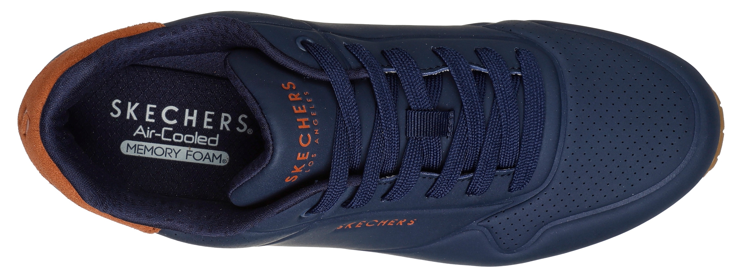 Skechers Sneakers »UNO-SUITED ON AIR«  Freizeitschuh, Halbschuh, Schnürschuh mit modischer Keilsohle