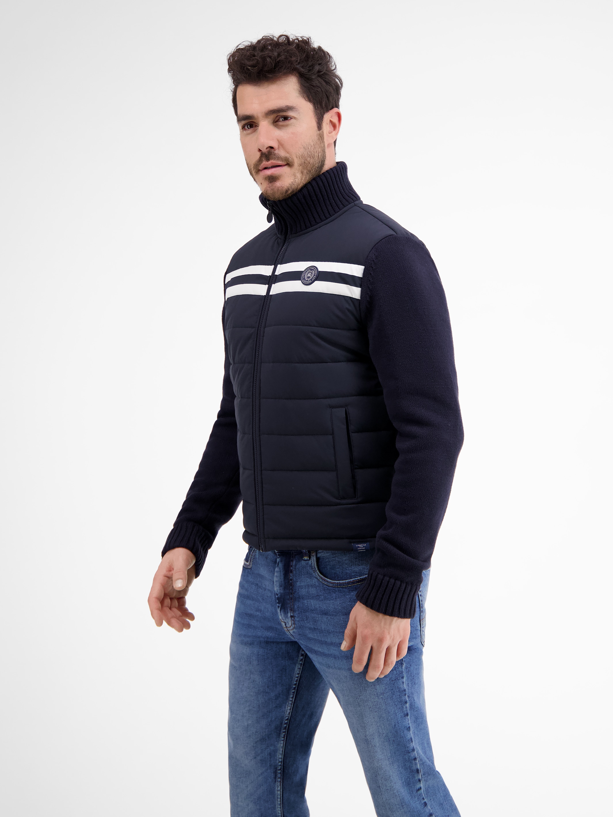 LERROS Veste en tricot »LERROS Nylon-Strickjacke«