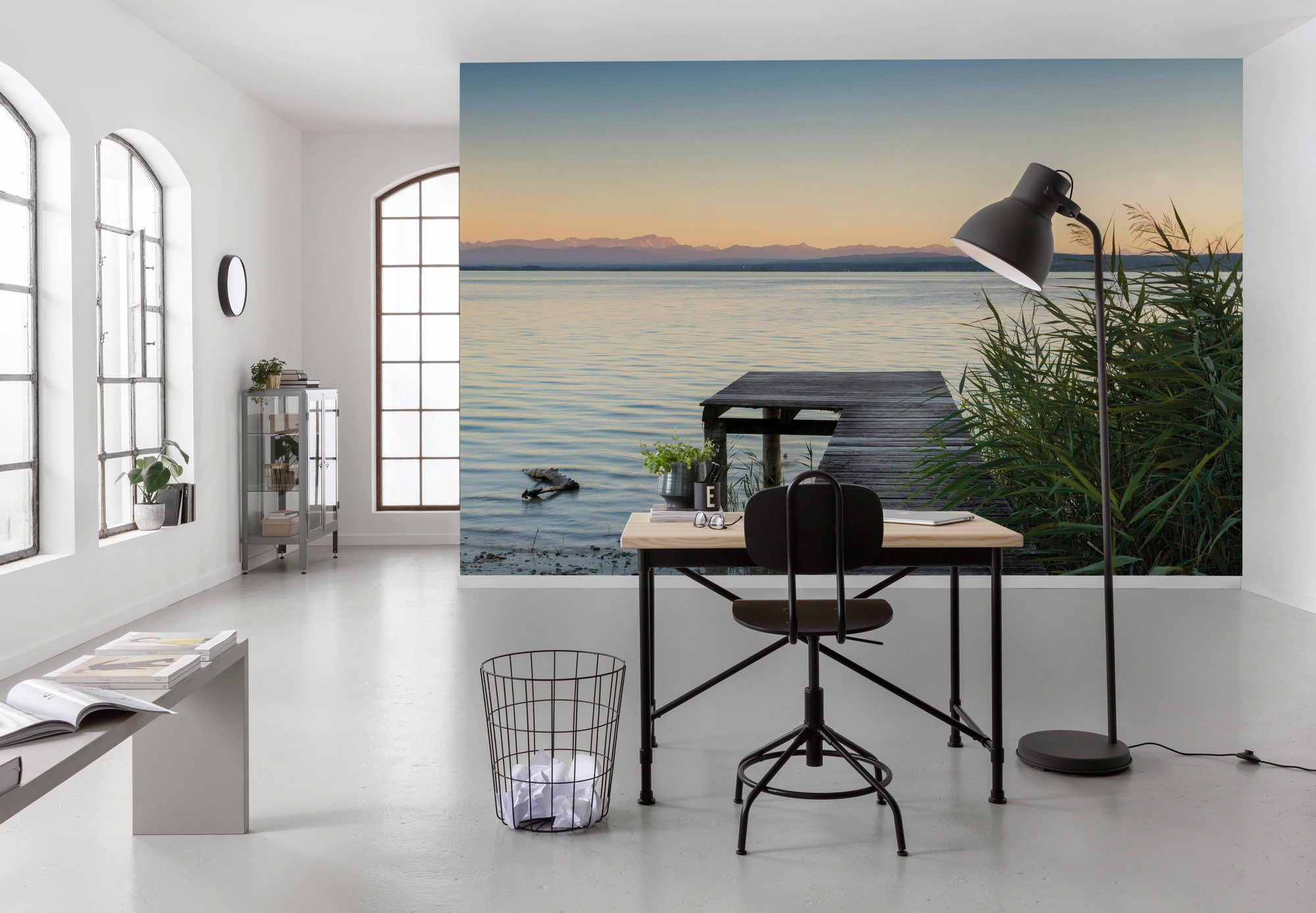 Komar Papier peint intissé »Digitaldruck Vlies -  Pastell - Grösse 450 x 280 cm« imprimé Wohnzimmer, Schlafzimmer