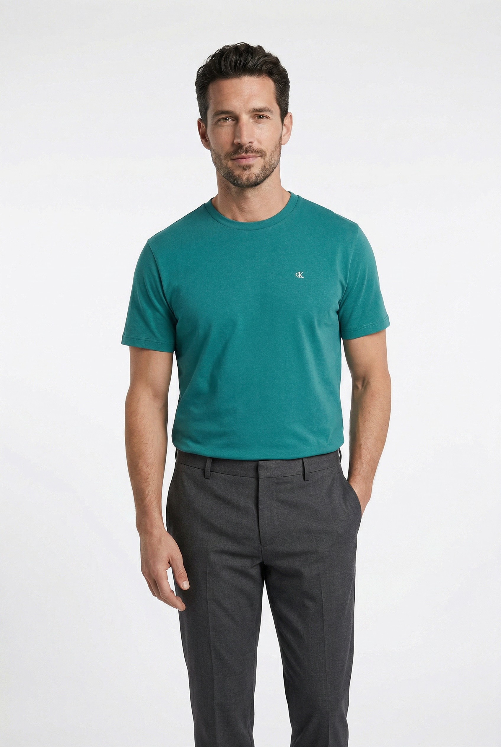 Calvin Klein T-shirt »CLASSIC MONOGRAM« coupe régulière, col rond