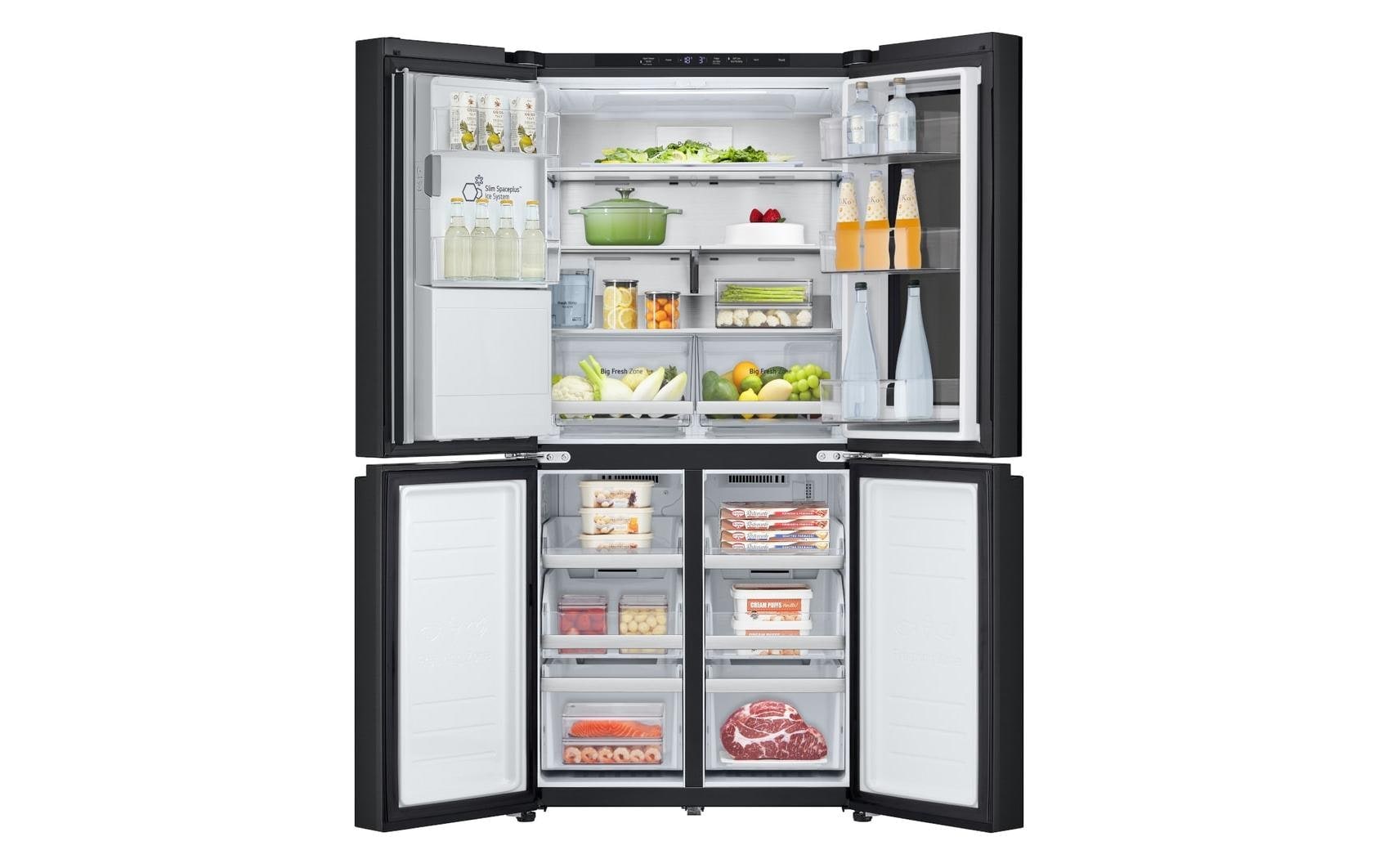 LG Side-by-Side »GMG761EPAE« 178,7 cm hoch 83,5 cm breit InstaView®, DoorCooling+®