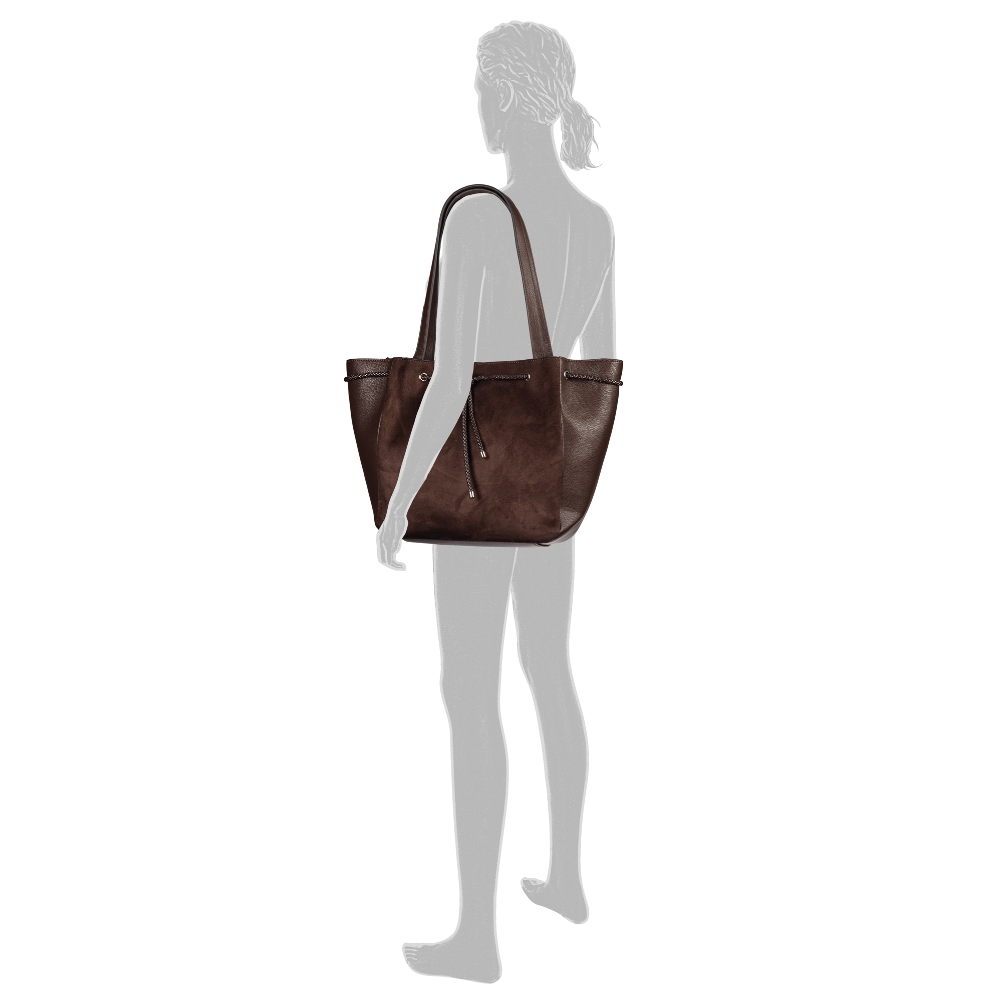 Gabor Shopper »Letitia« Damen Handtasche mit Bänderverzierung
