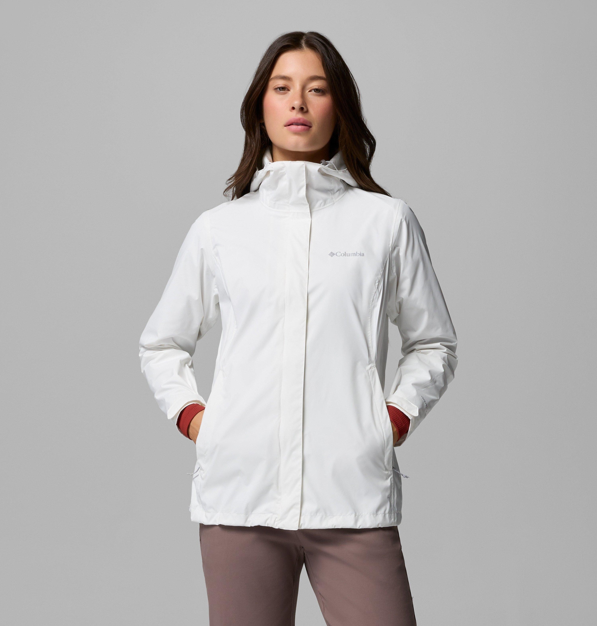 Columbia Veste de pluie »Arcadia II Jacket« étanche, coupe-vent, avec fermeture éclair, en nylon et polyester