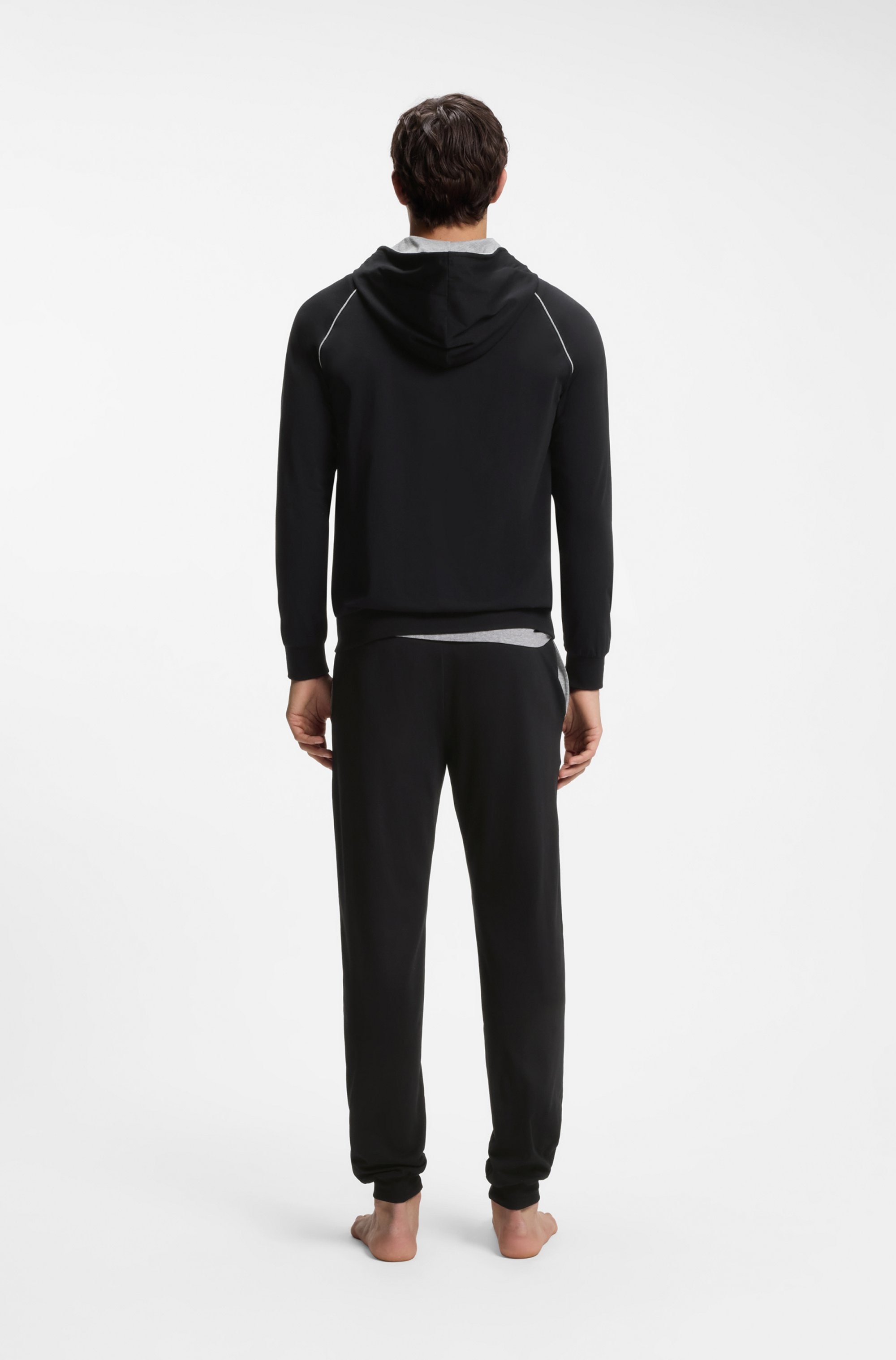 BOSS Sweat à capuche »Mix&Match Jacket H« mit BOSS Stickerei auf der Brust