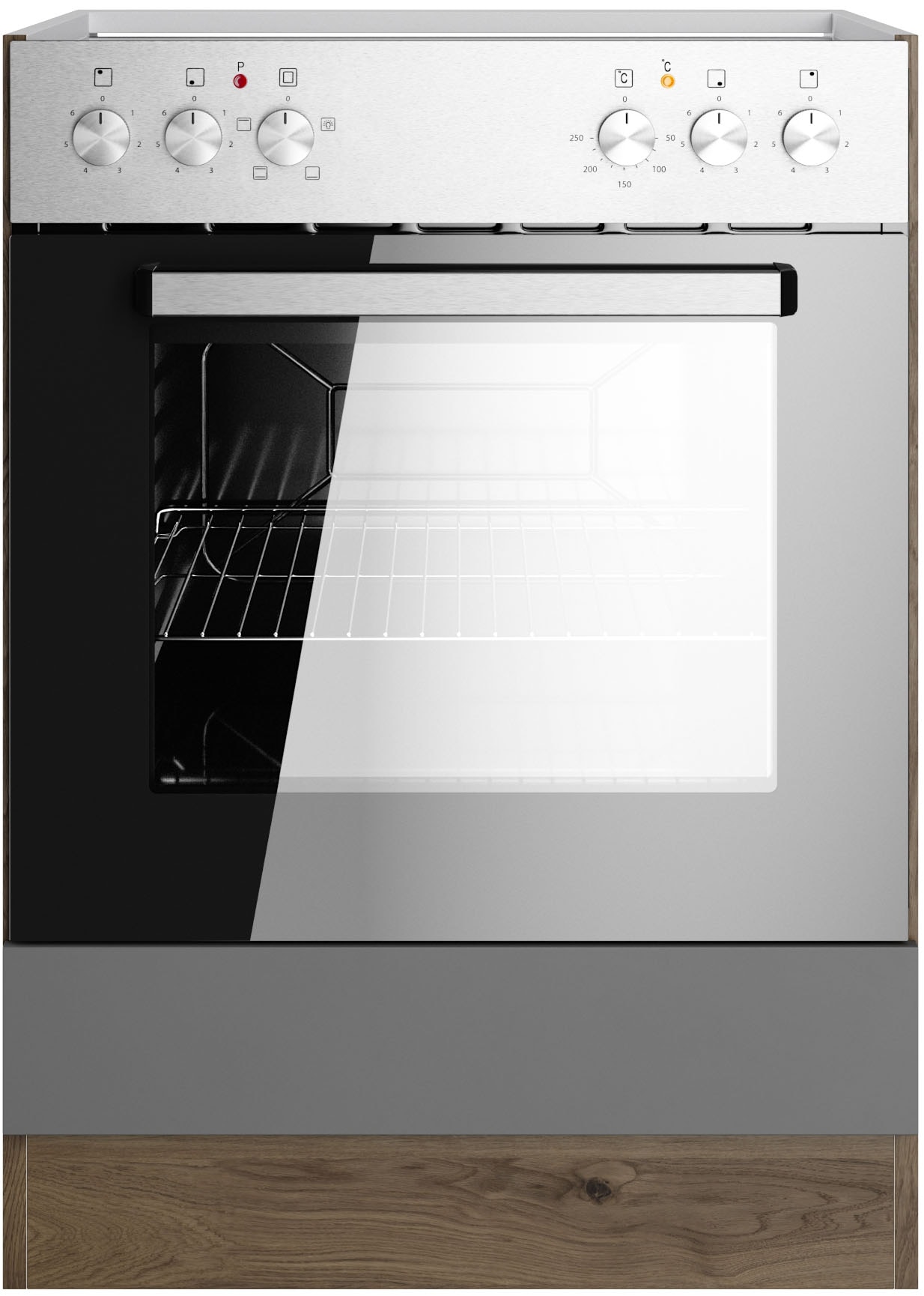 wiho Küchen Armoire encastrée pour cuisinière »Elba« largeur 60 cm