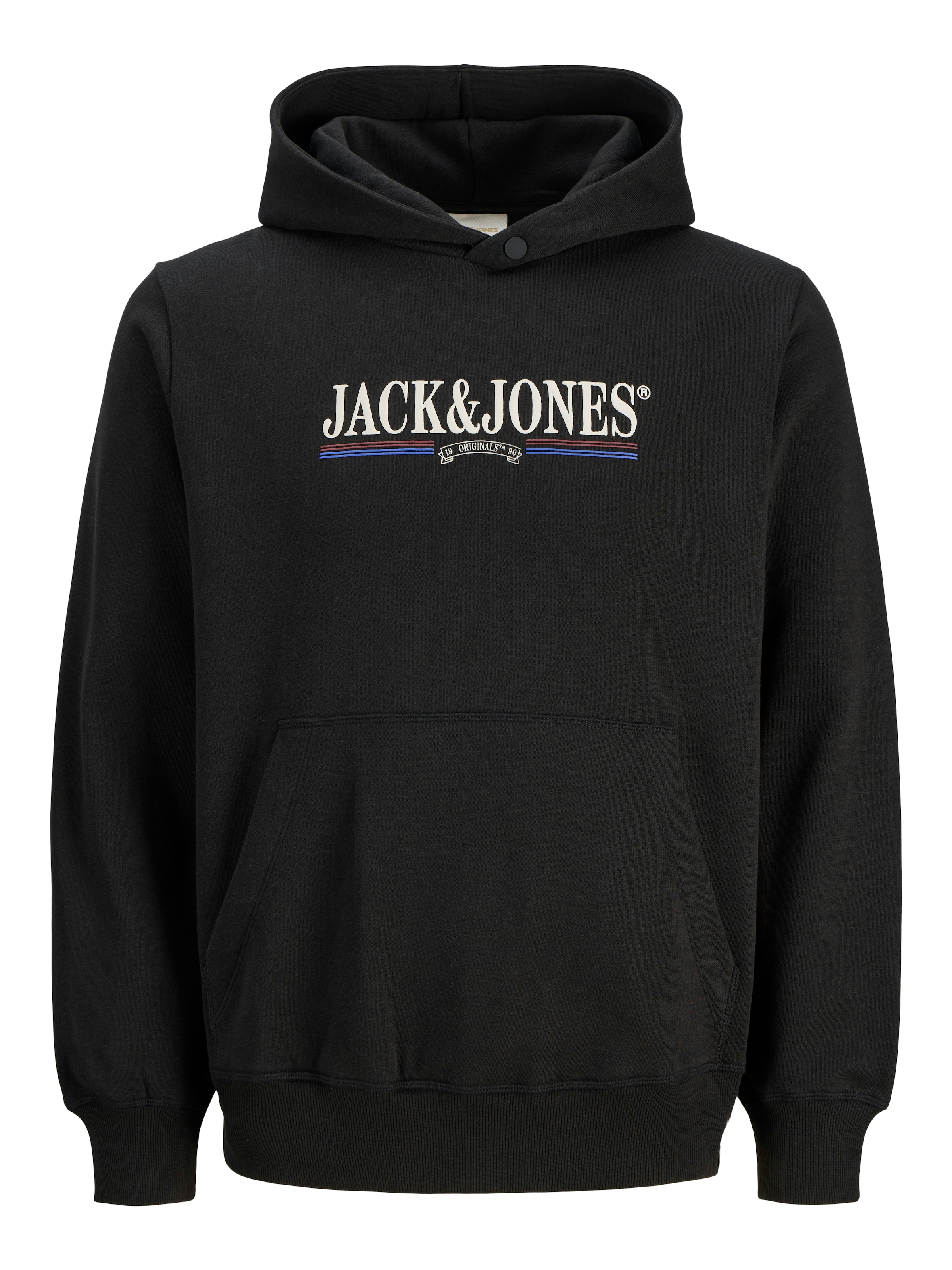 Jack & Jones PlusSize Sweat à capuche »JORFREDERIKSBERG GRAPHIC BOX SWEAT H PLS«, mélange coton, coupe régulière
