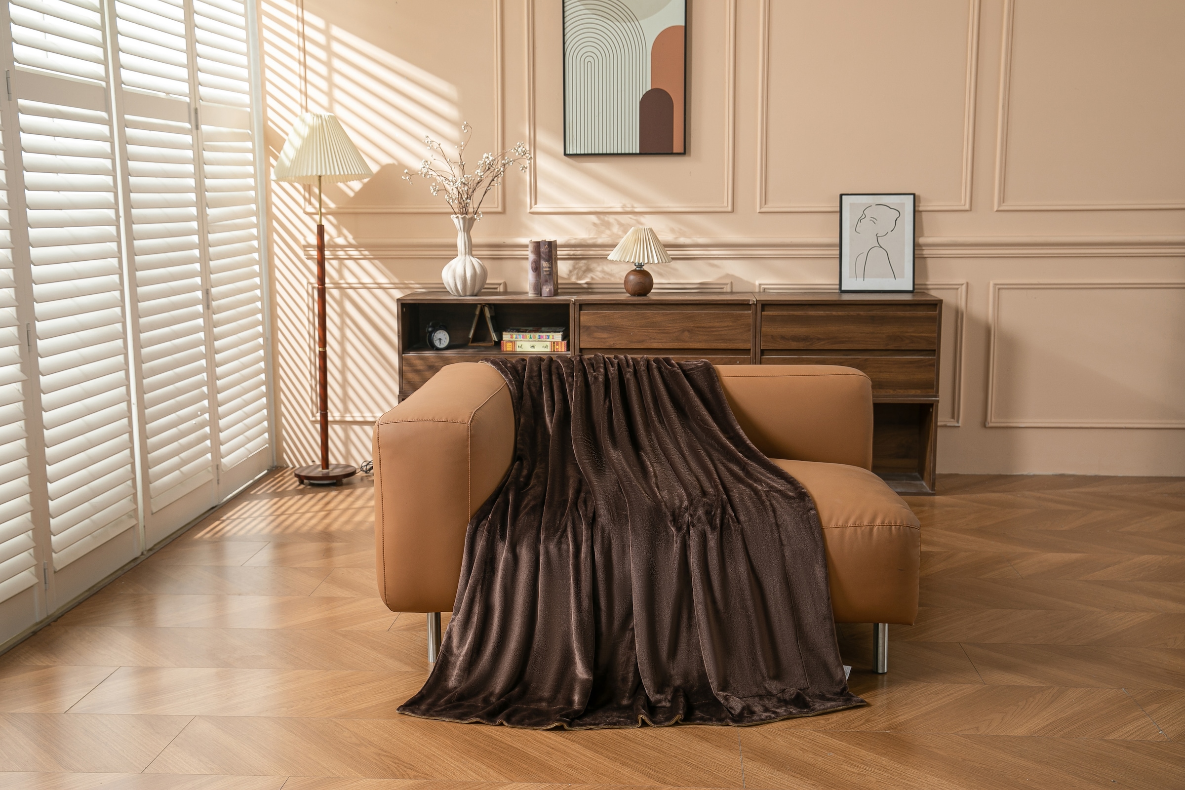 GOODproduct Couverture d'intérieur »Tobbin, zweifarbig, kuschelweiche Tagesdecke« plaid réversible en flanelle, différentes tailles, bicolore