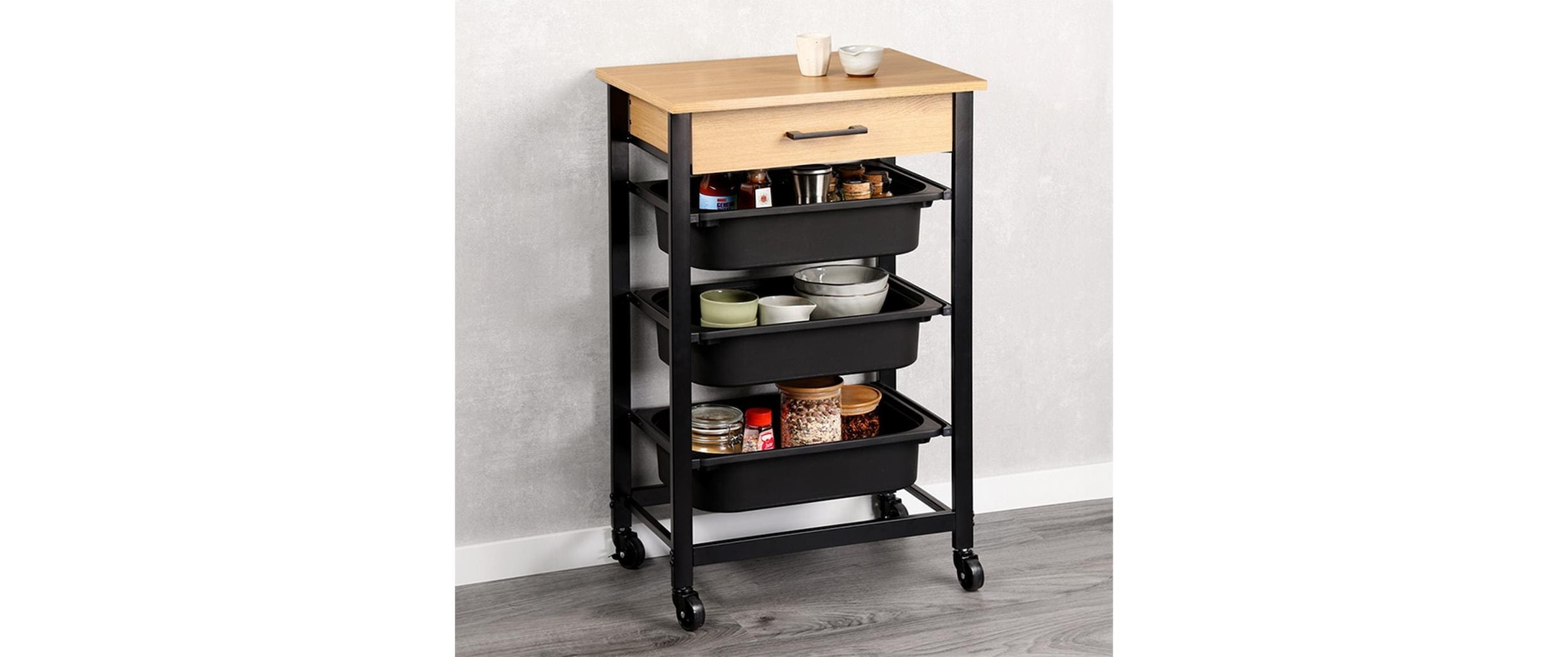KESPER® Chariot de cuisine »Kesper Küchenwagen 47 x 81.5 x 37 cm«
