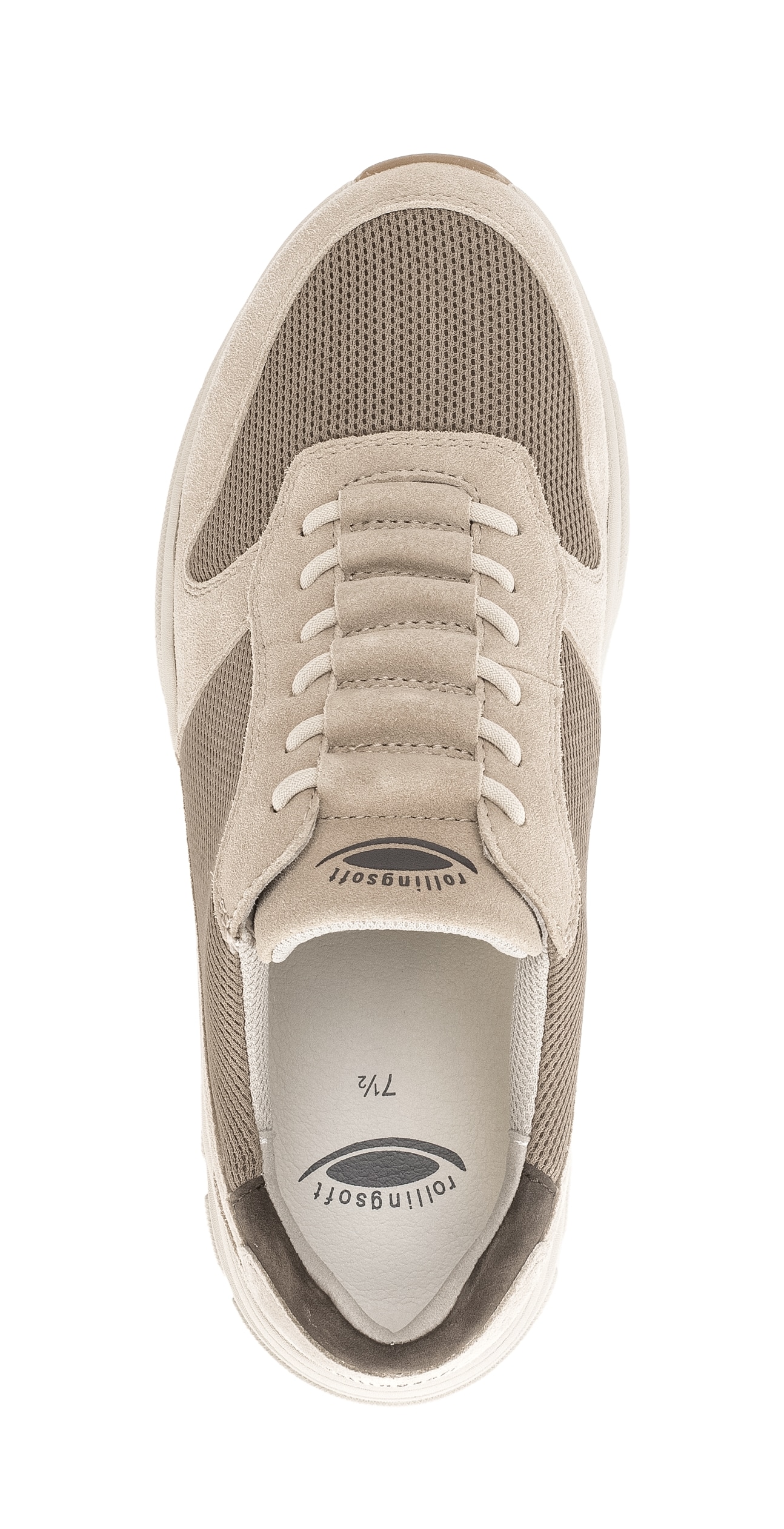 rollingsoft Baskets slip-on  Chaussure de loisir, slipper avec empiècement contrasté au talon, largeur G