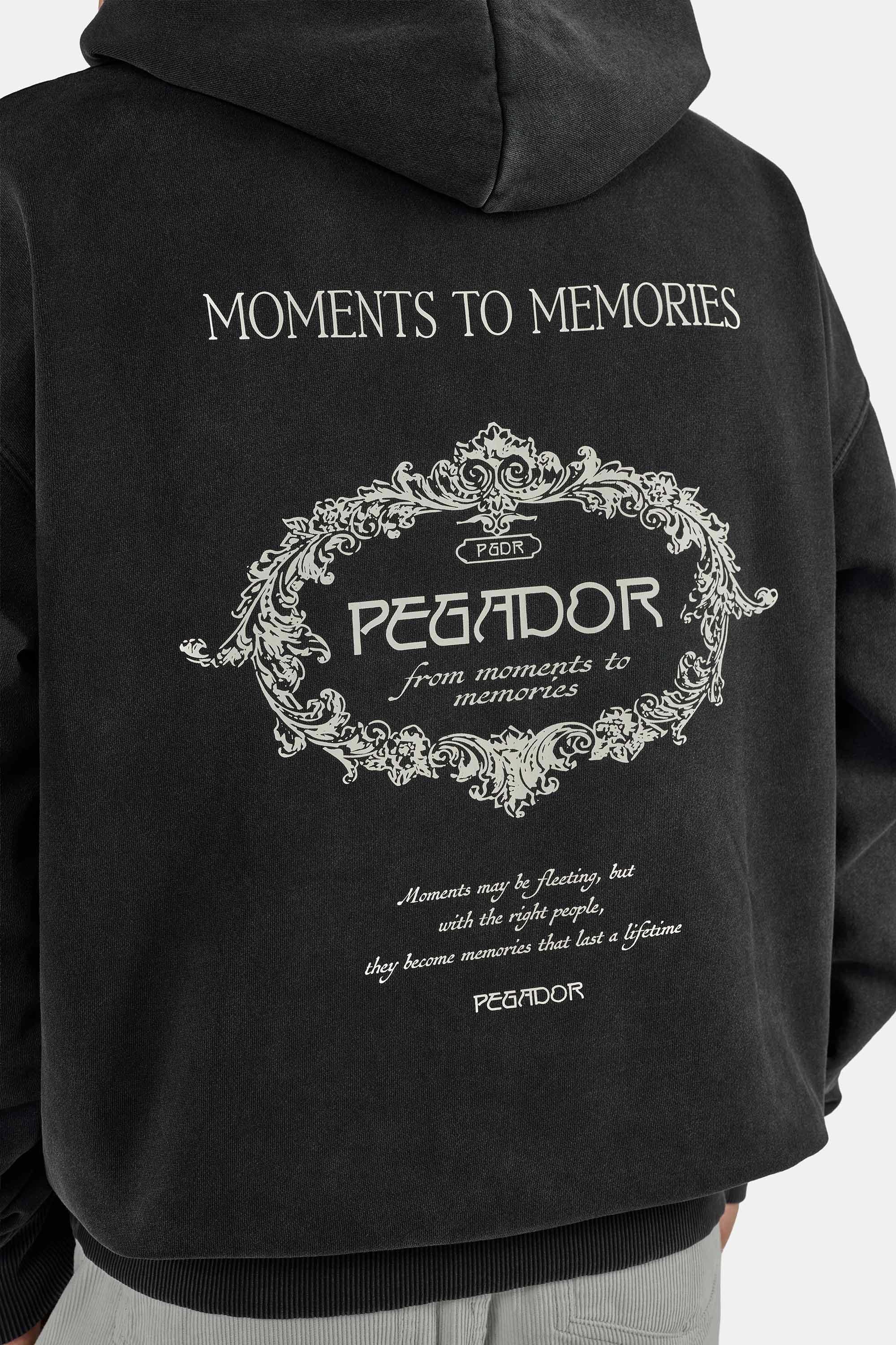 PEGADOR Sweat à capuche »Reine Oversized Hoodie«, mélange de coton, oversize
