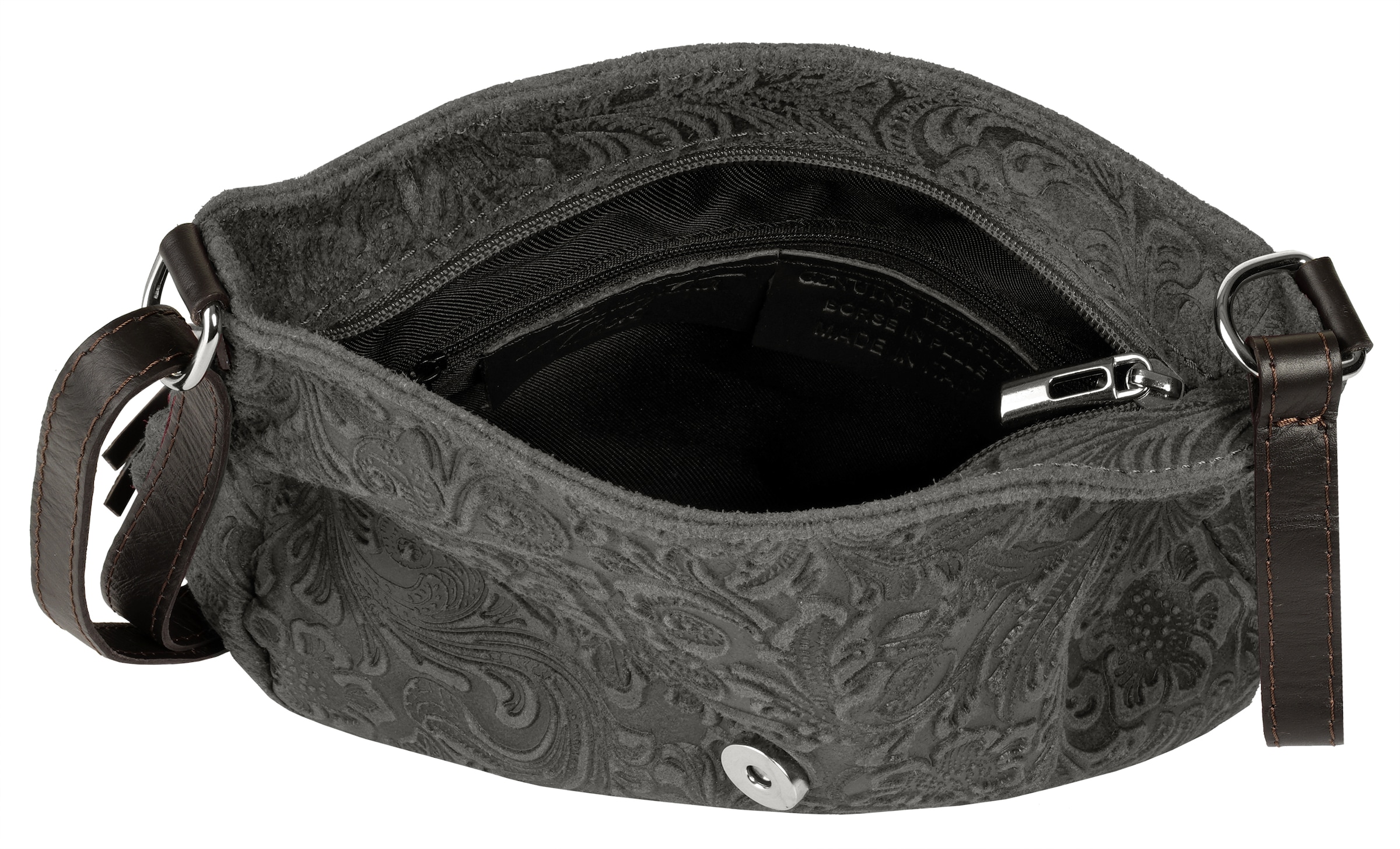 Samantha Look Sac à bandoulière echt Leder, Made in Italy