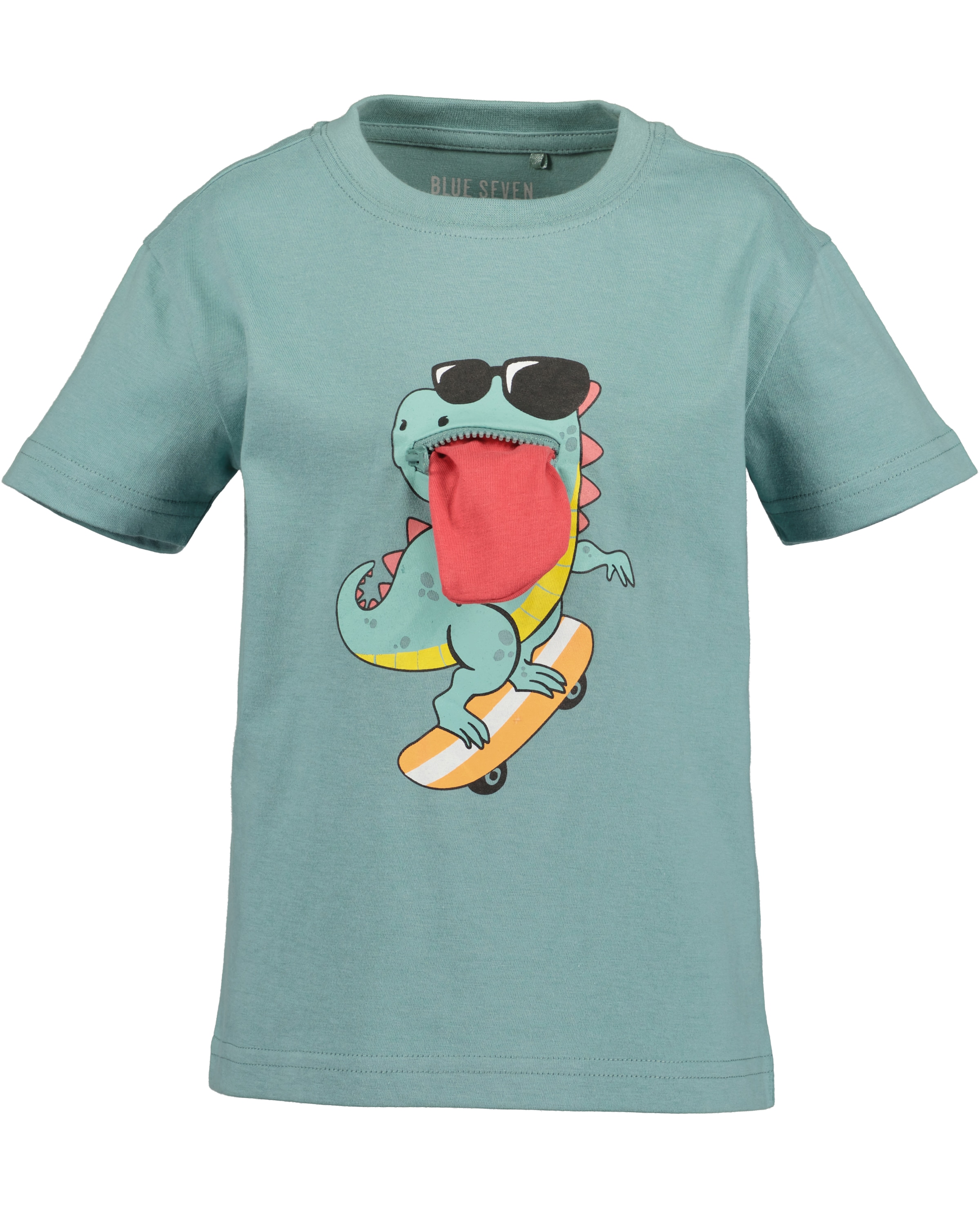 Blue Seven T-Shirt mit kleiner Reissverschlusstasche mit tollem Effekt