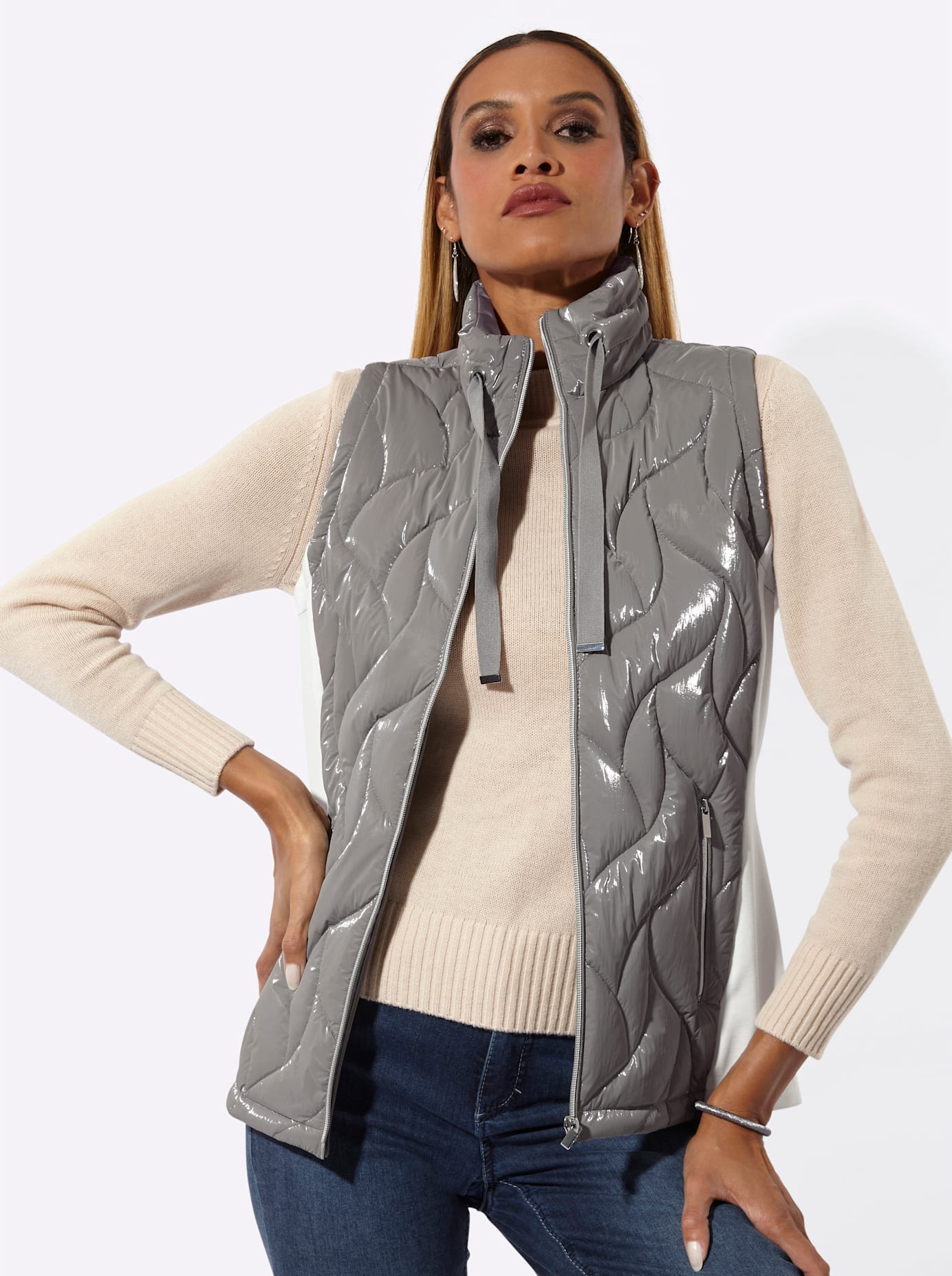 creation L Gilet matelassé